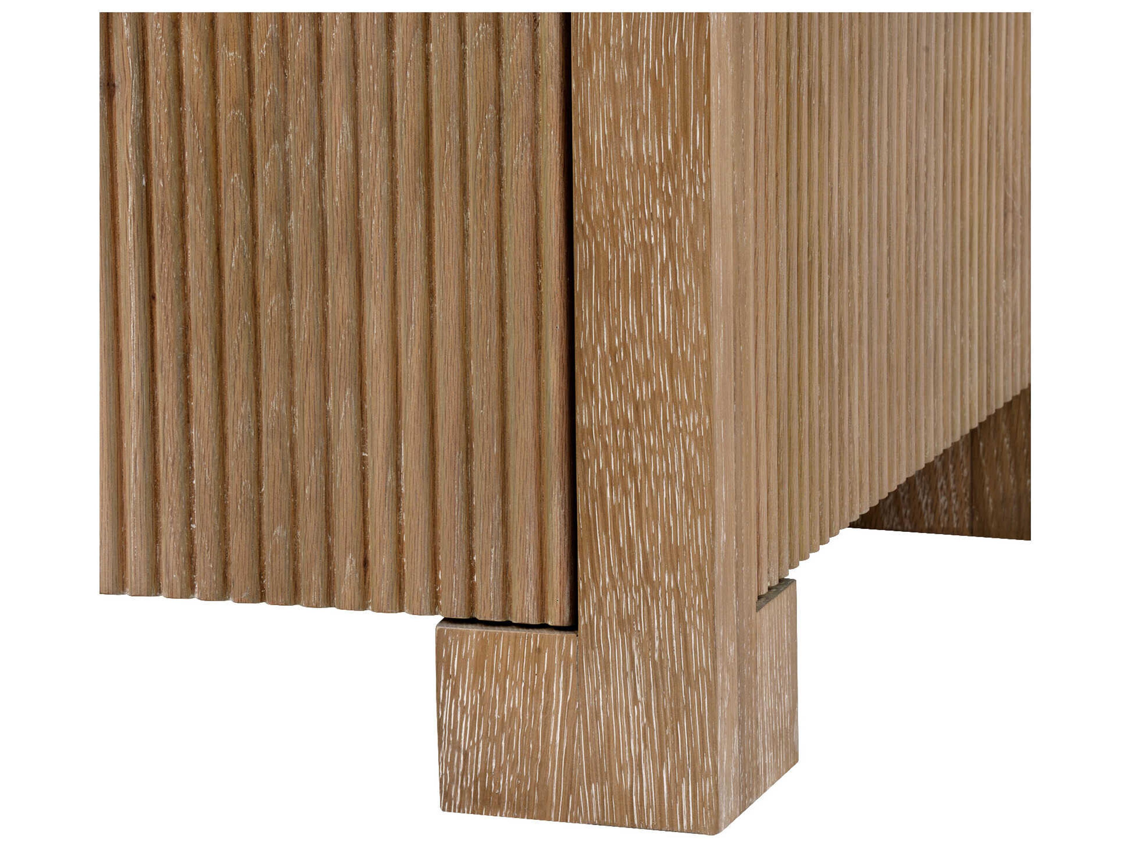 Villa & House Arcadia Square Wood Soft Glow Oak Beige End Table