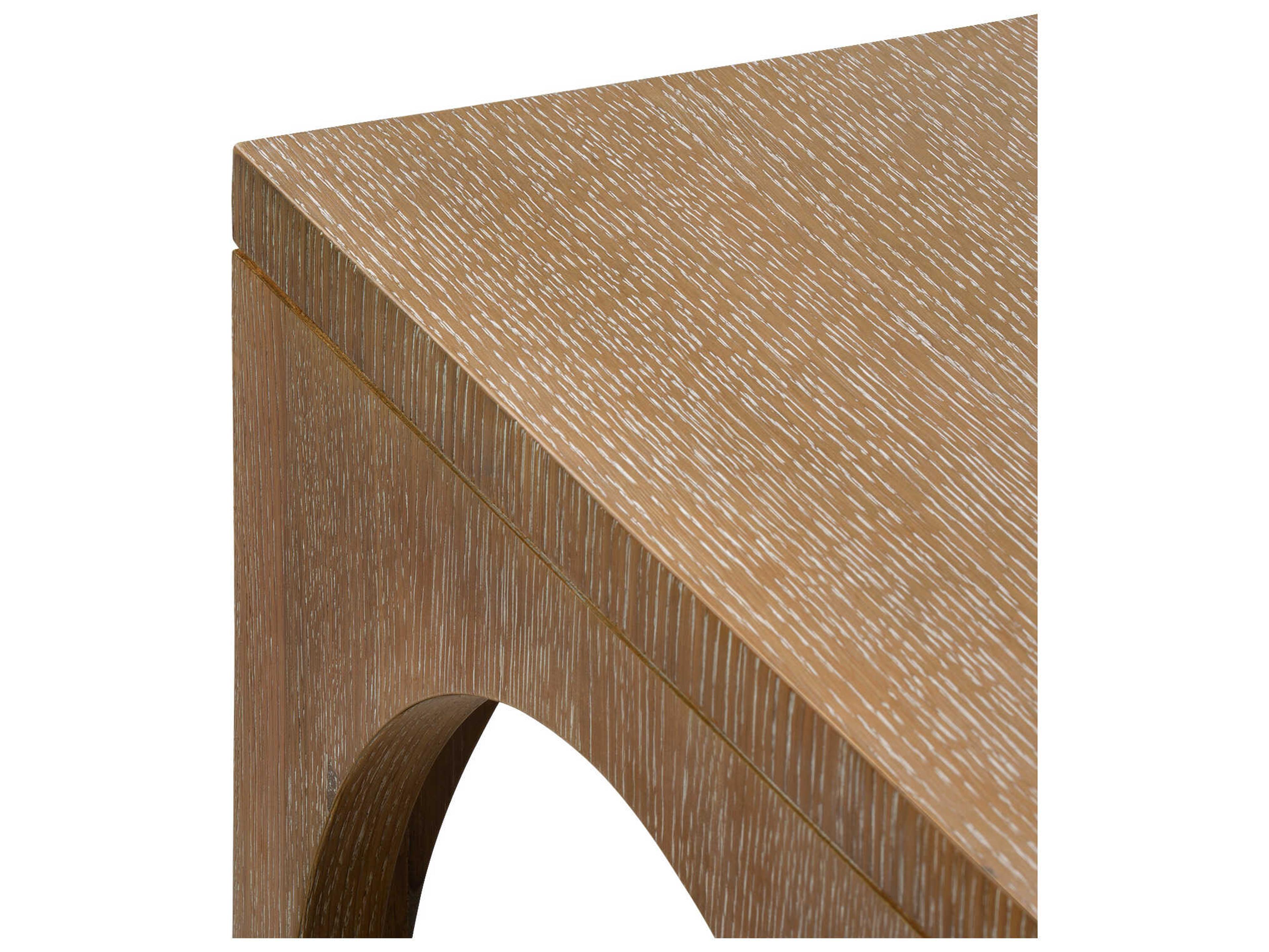 Villa & House Arcadia Square Wood Soft Glow Oak Beige End Table