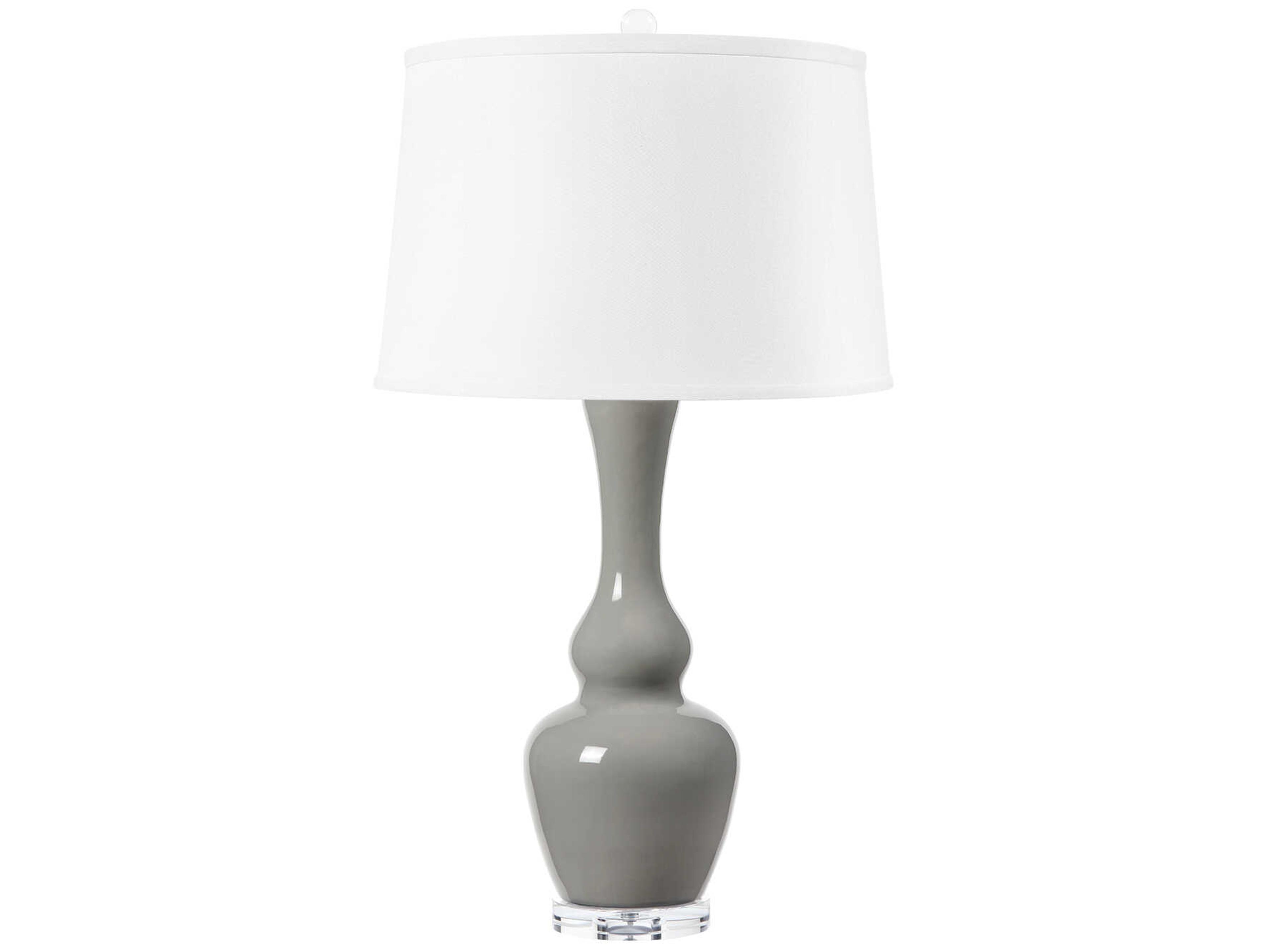 Ansonia Graphite Glow Gray Buffet Lamp