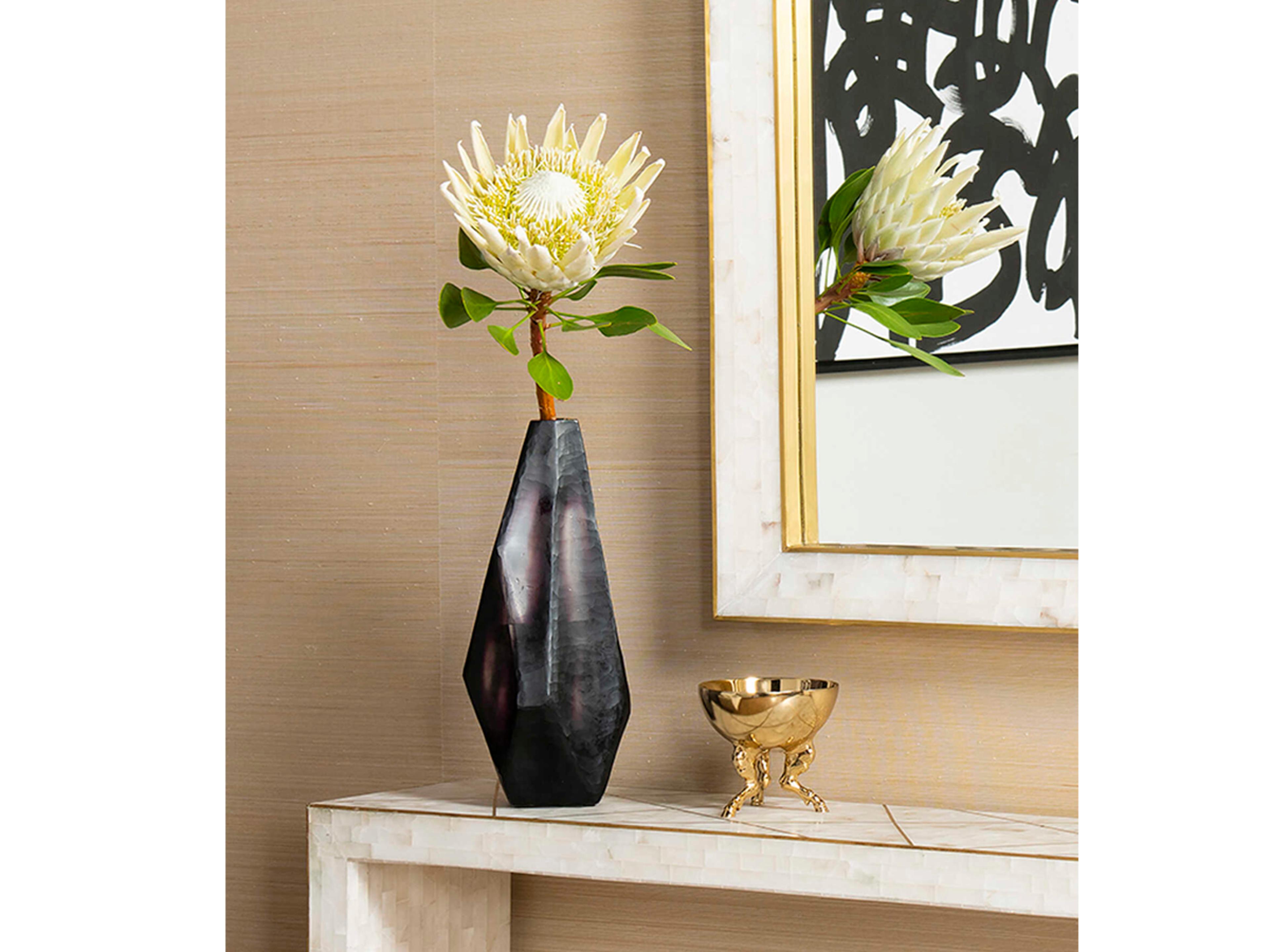 Villa & House Asscher Aubergine Vase