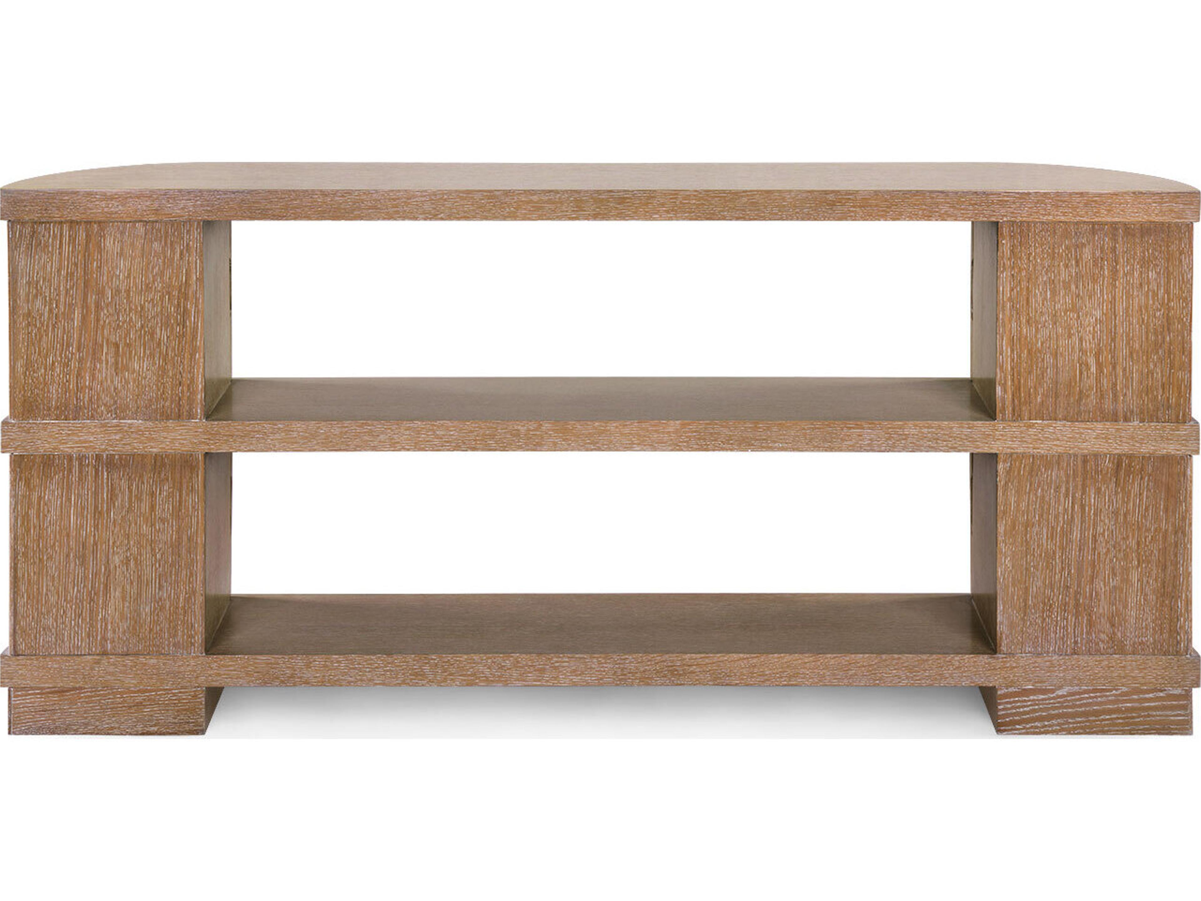 Villa & House Atlas Rectangular Wood Soft Glow Oak Console Table