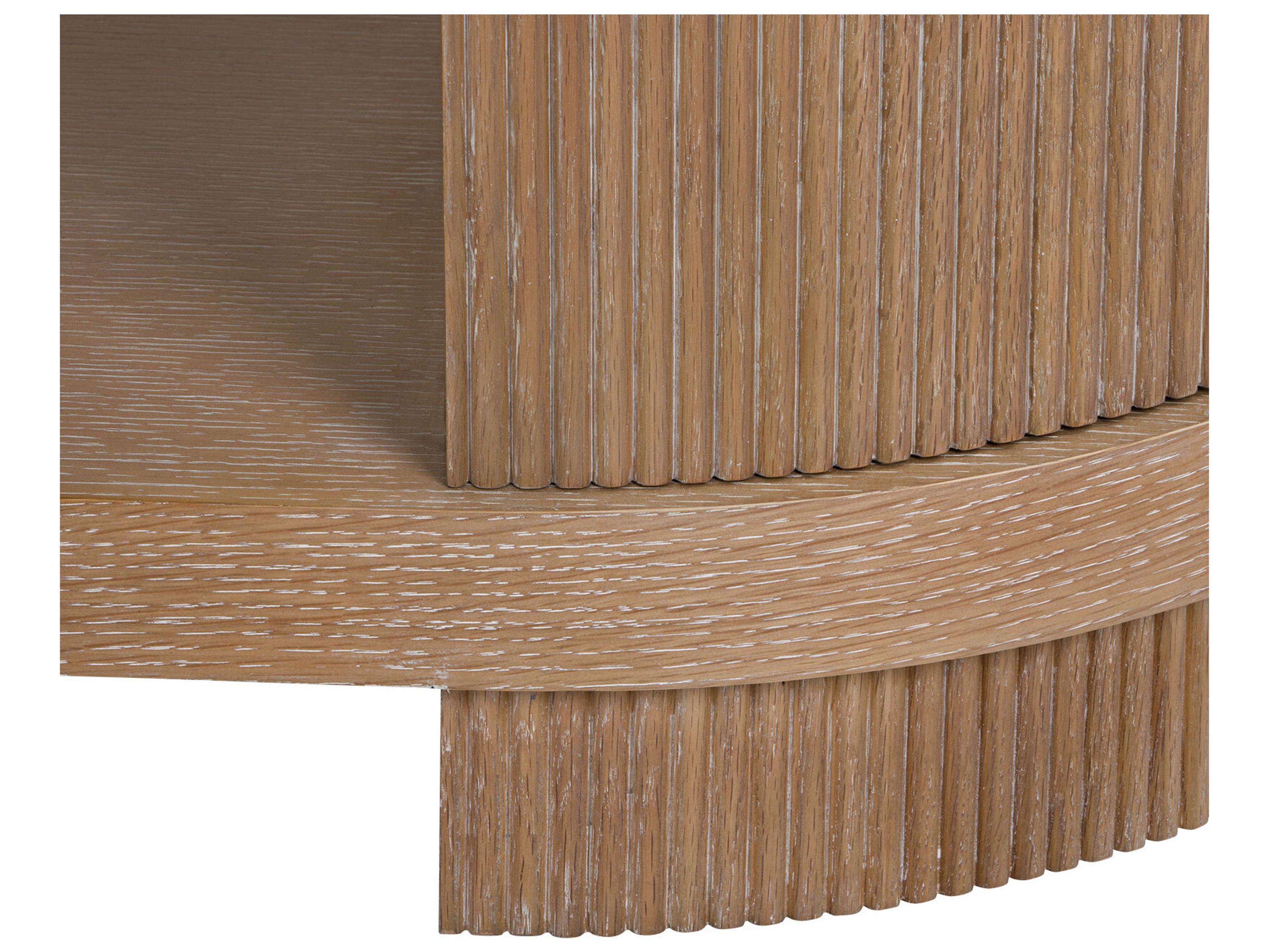 Villa & House Atlas Rectangular Wood Soft Glow Oak Console Table