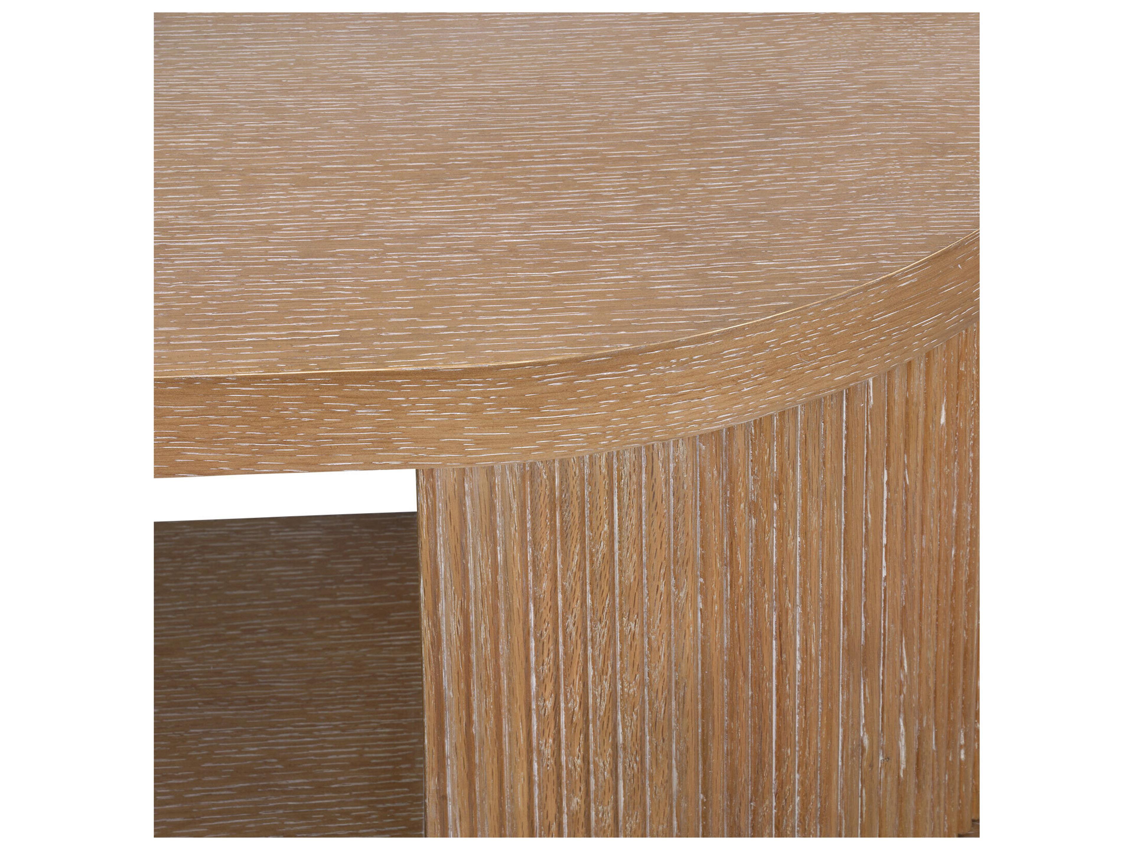 Villa & House Atlas Rectangular Wood Soft Glow Oak Console Table