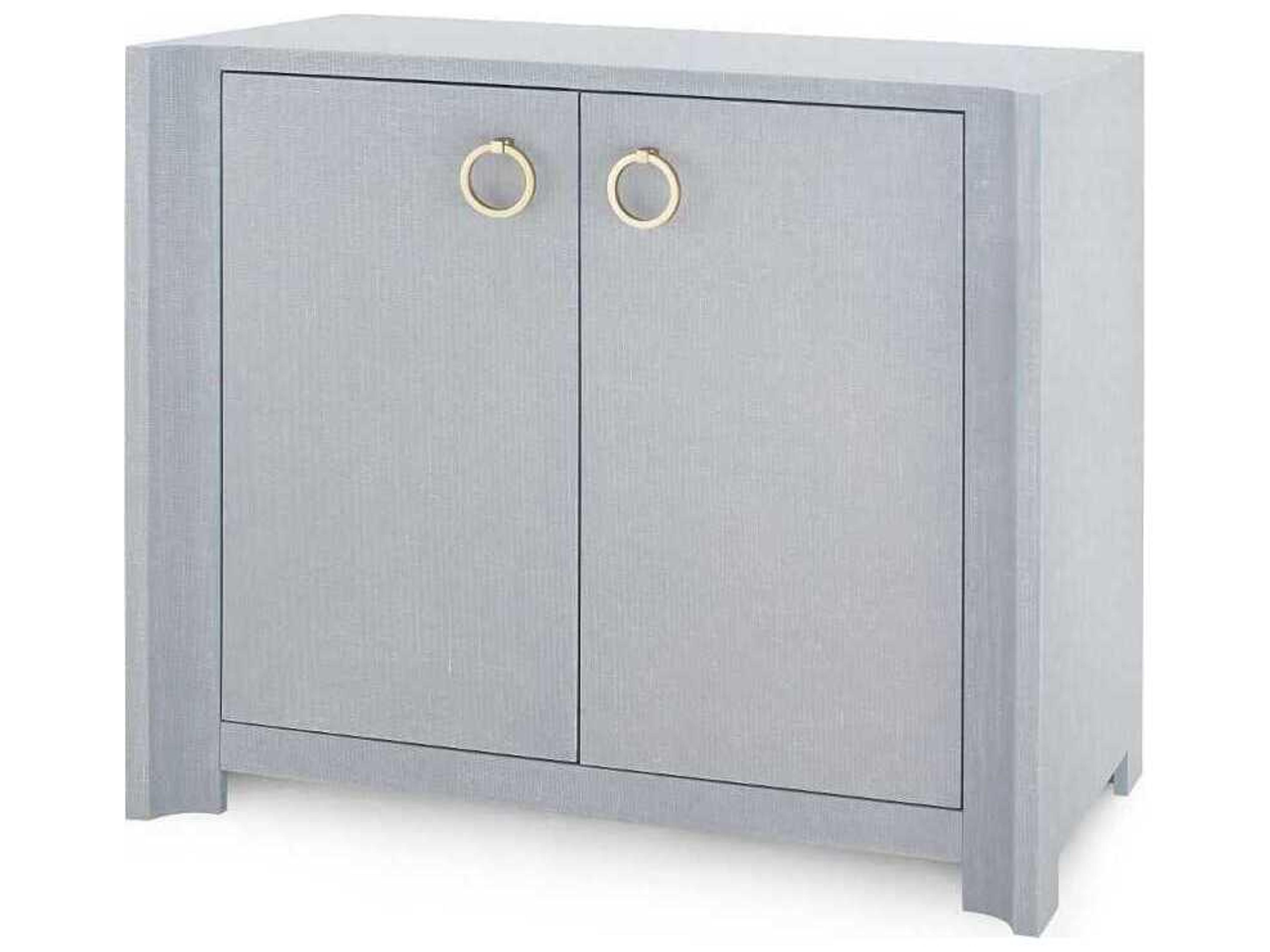 Washed Winter Gray Brown Accent Chest