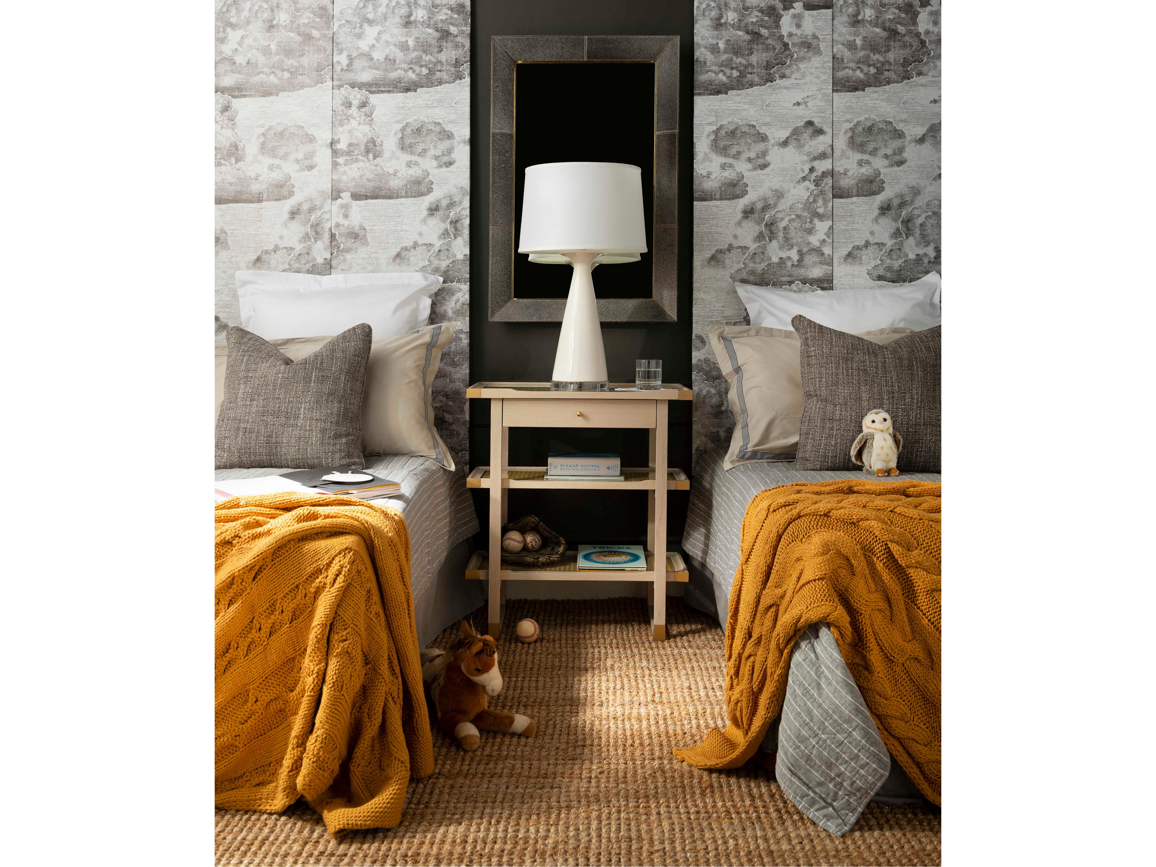 Villa & House Rectangular Glass Sand End Table