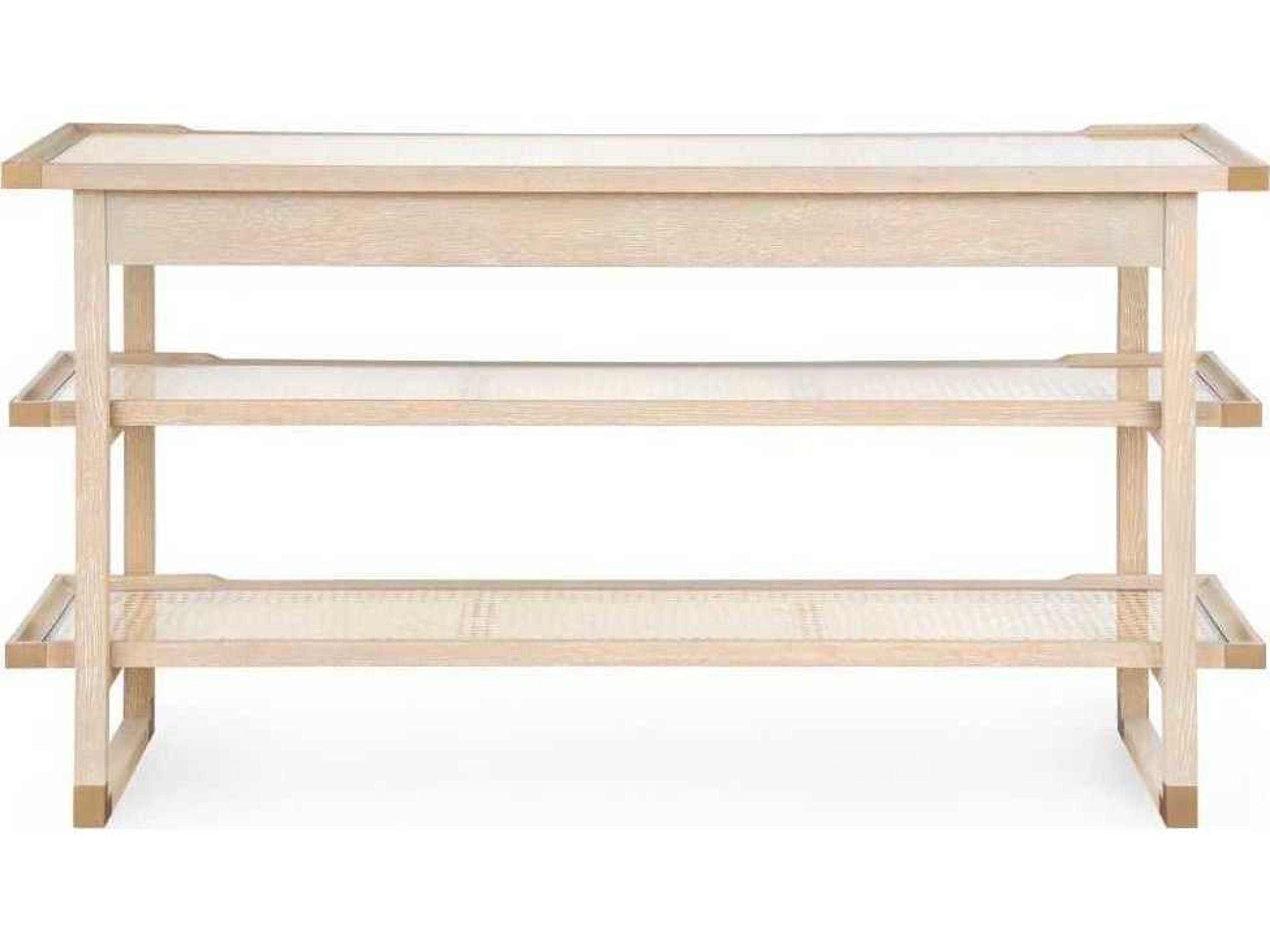 Villa & House Austin Rectangular Glass Sand Console Table