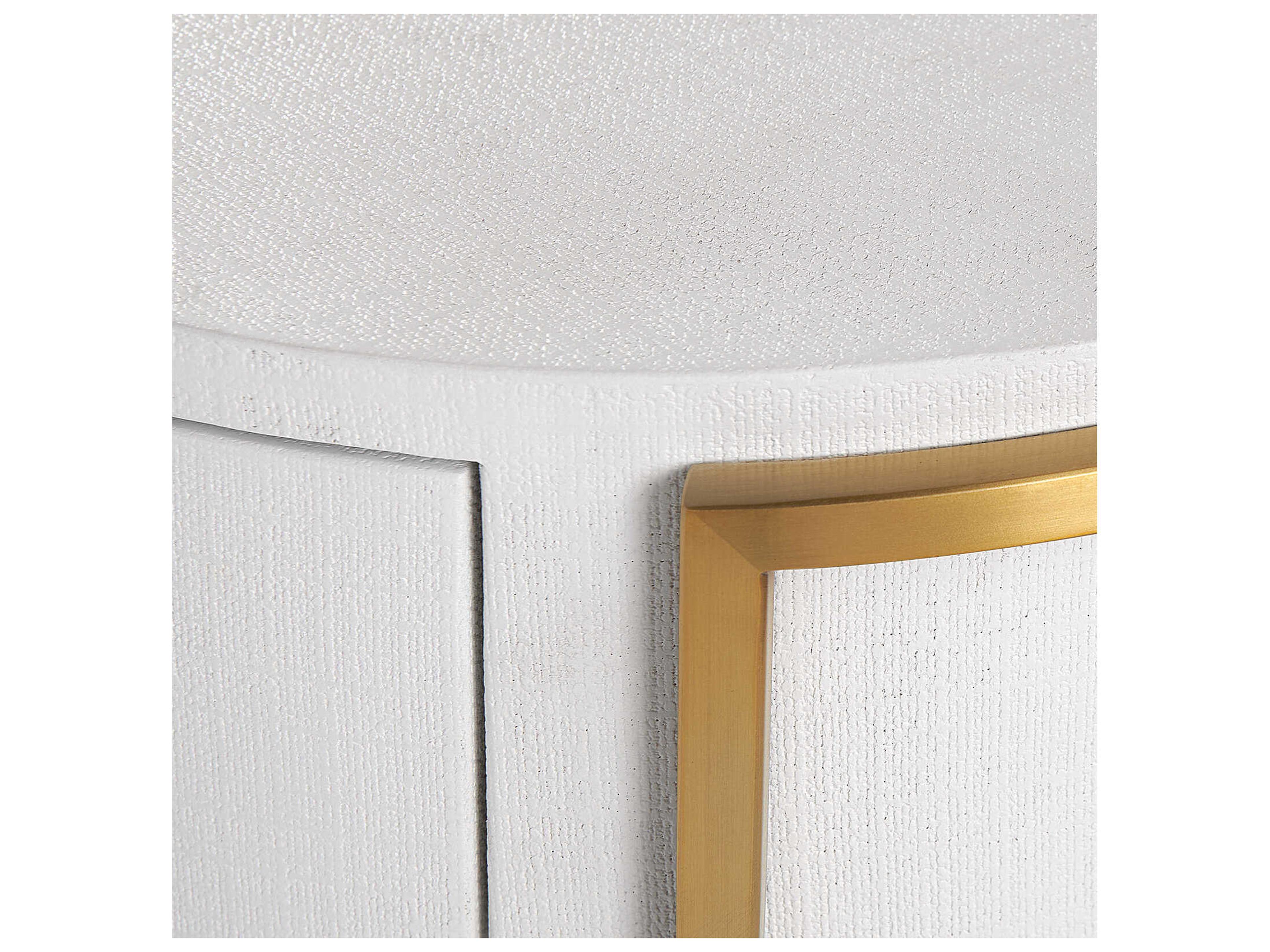 Villa & House Round Wood Vanilla End Table