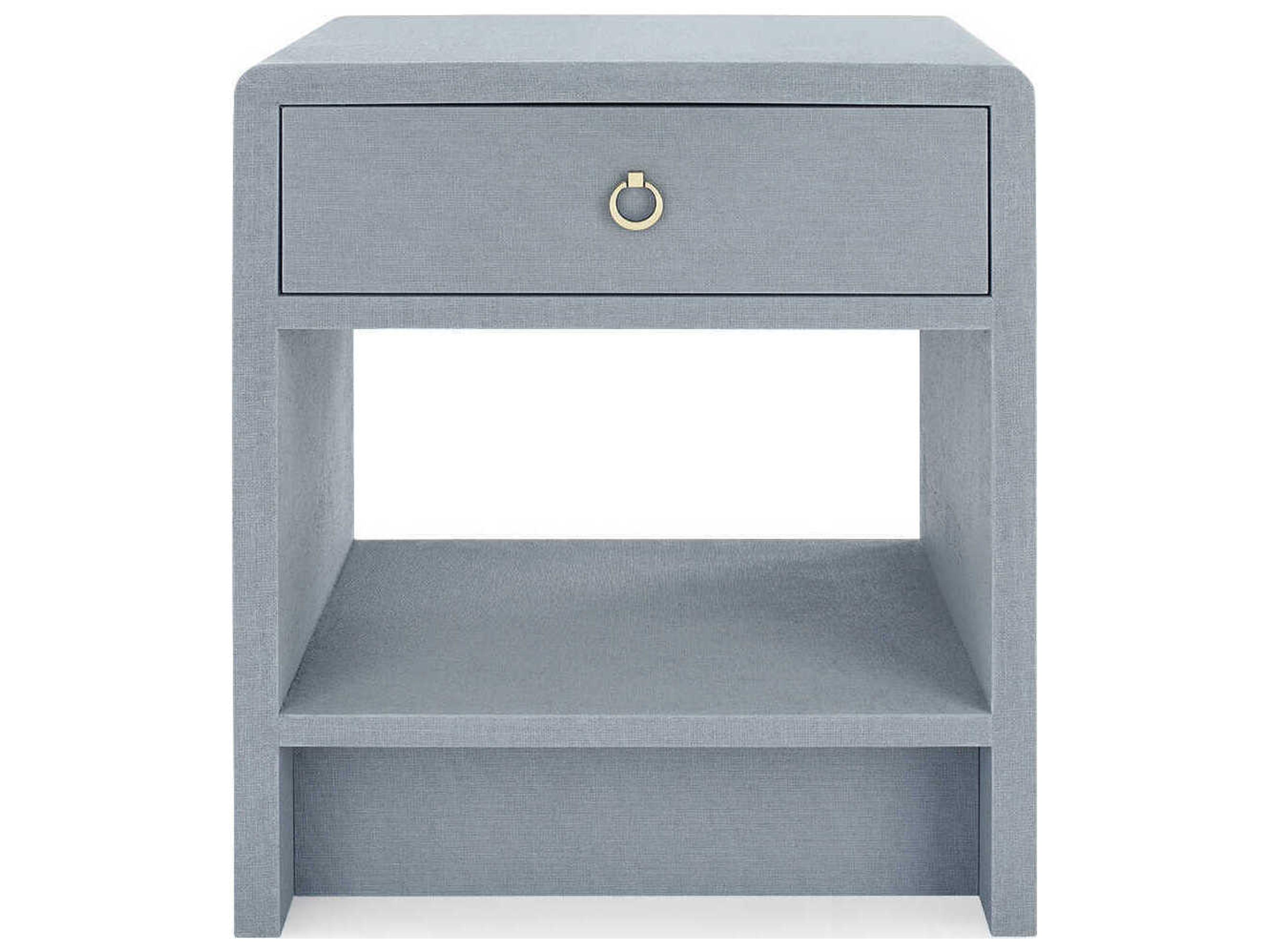 Villa & House Rectangular Wood Winter Gray End Table