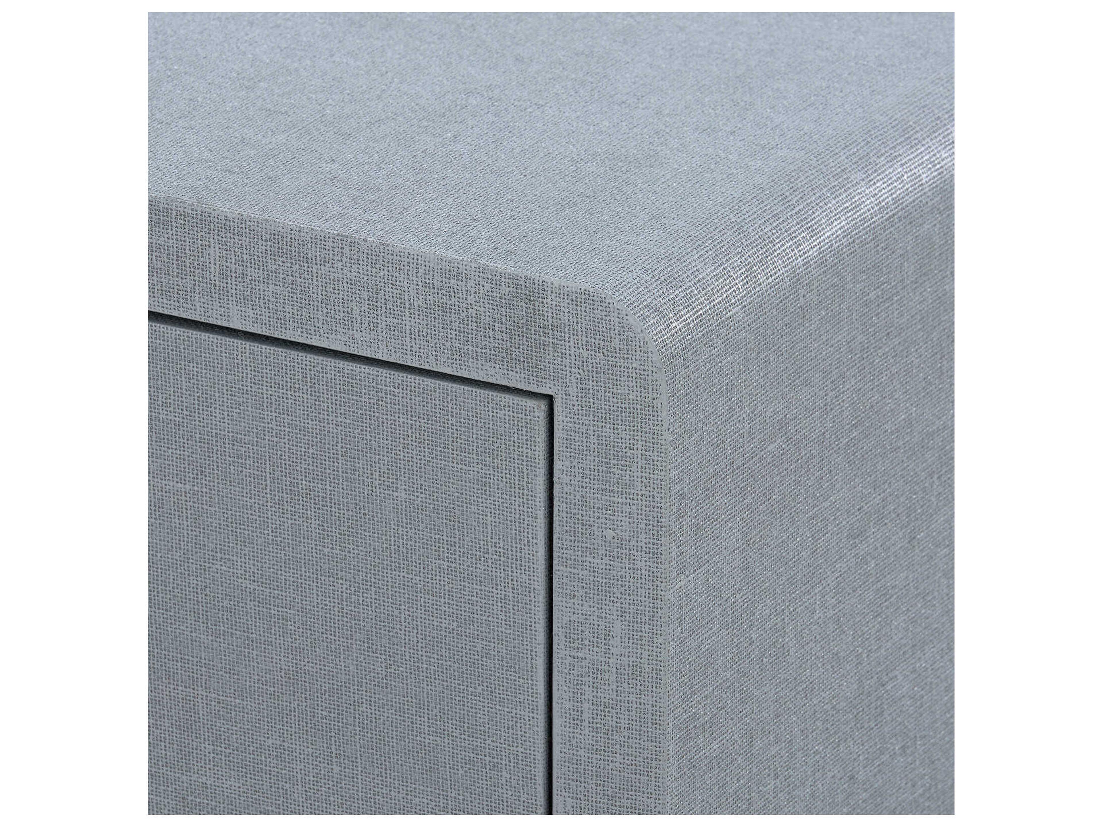 Villa & House Rectangular Wood Winter Gray End Table