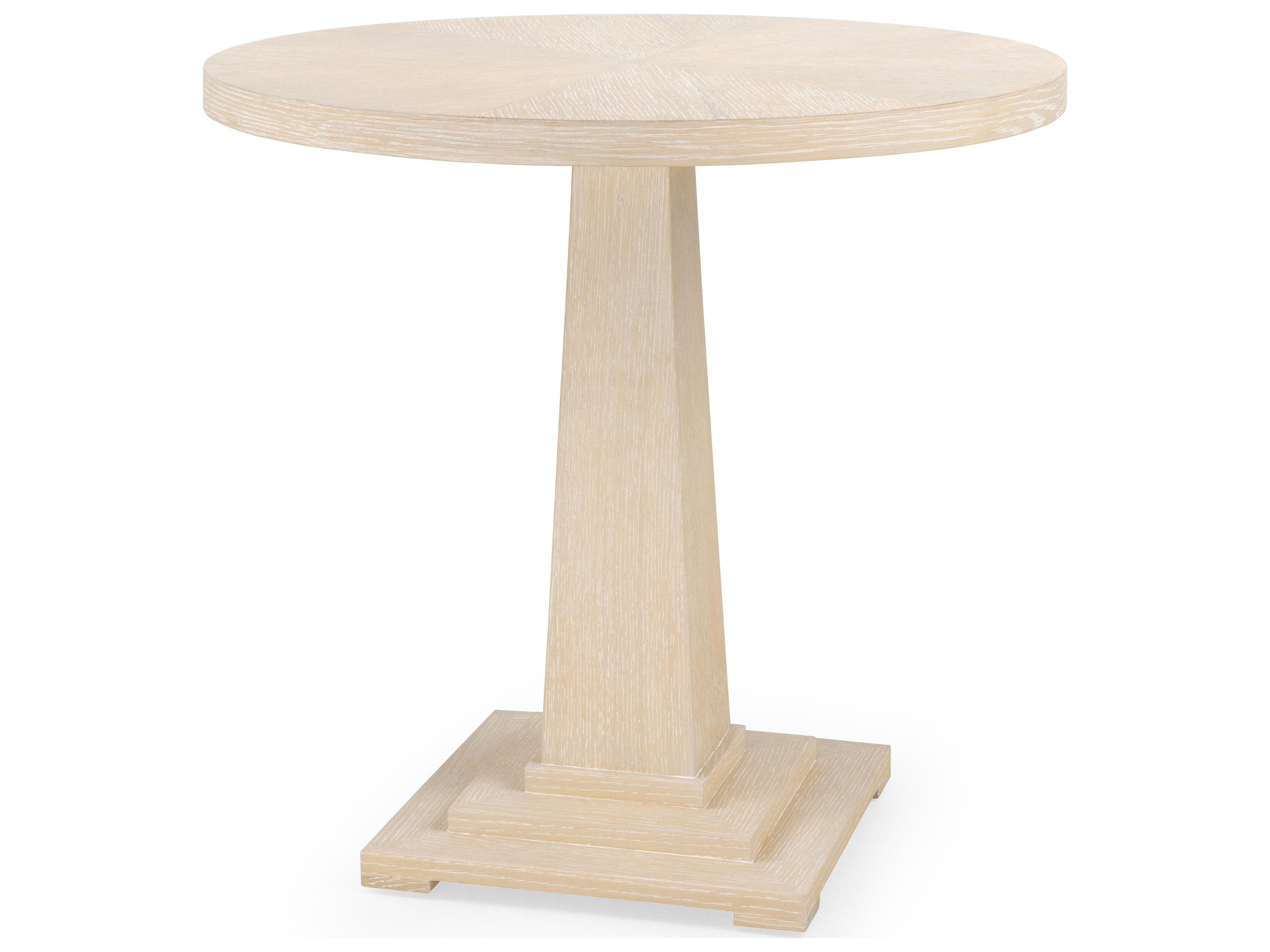Breanna Round Wood End Table