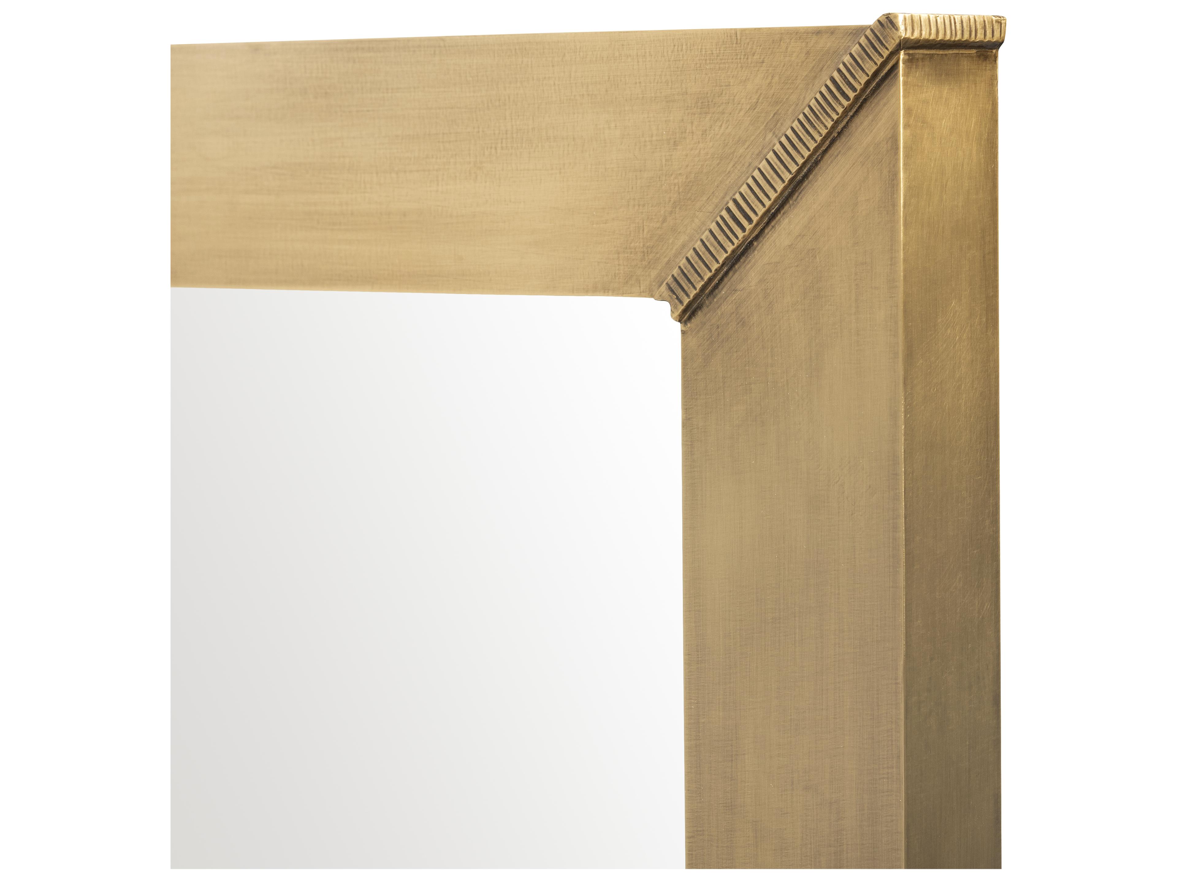 Villa & House Brea Antique Brass Wall Mirror Rectangular