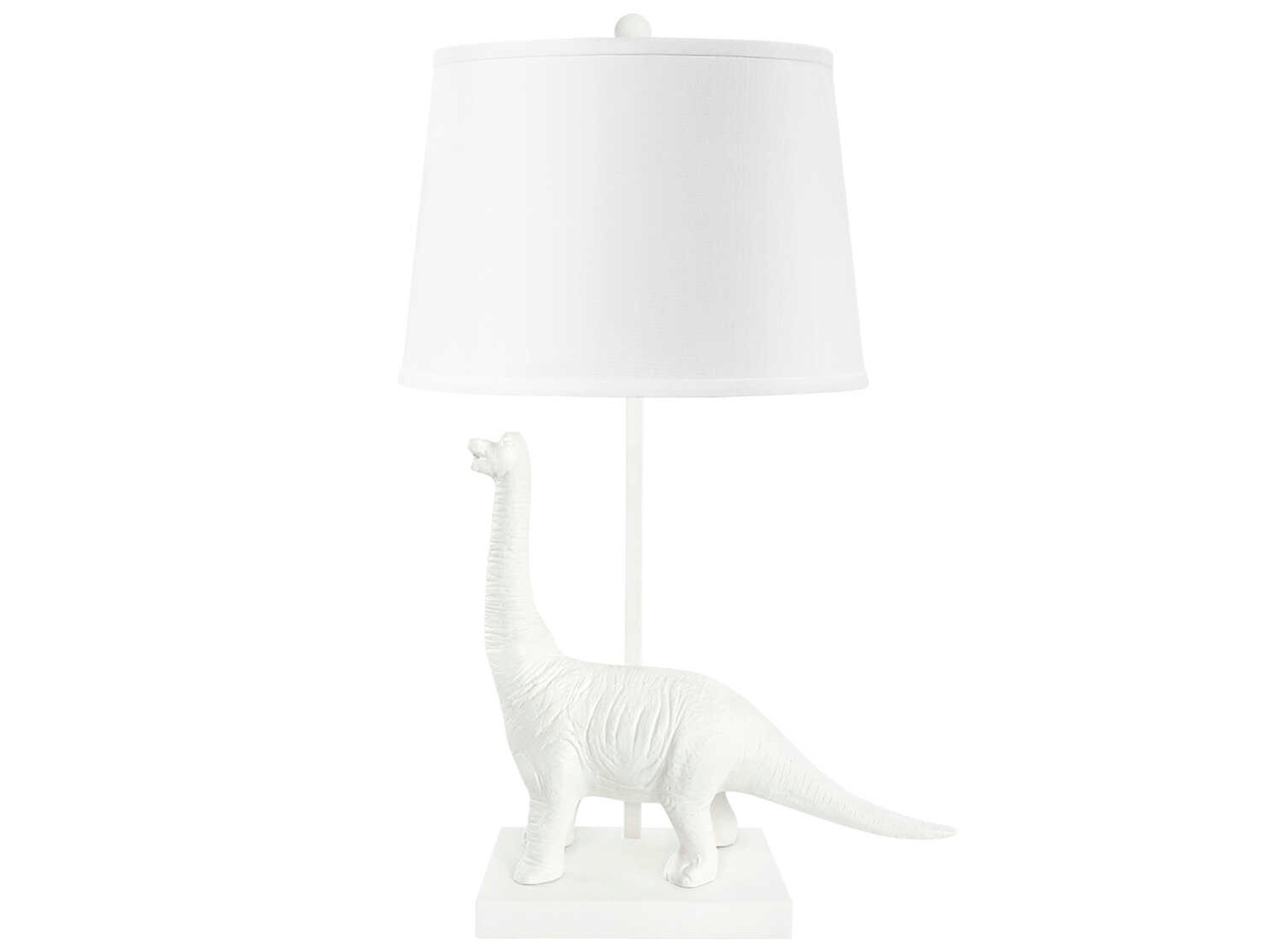 Bruno Plaster White Buffet Lamp