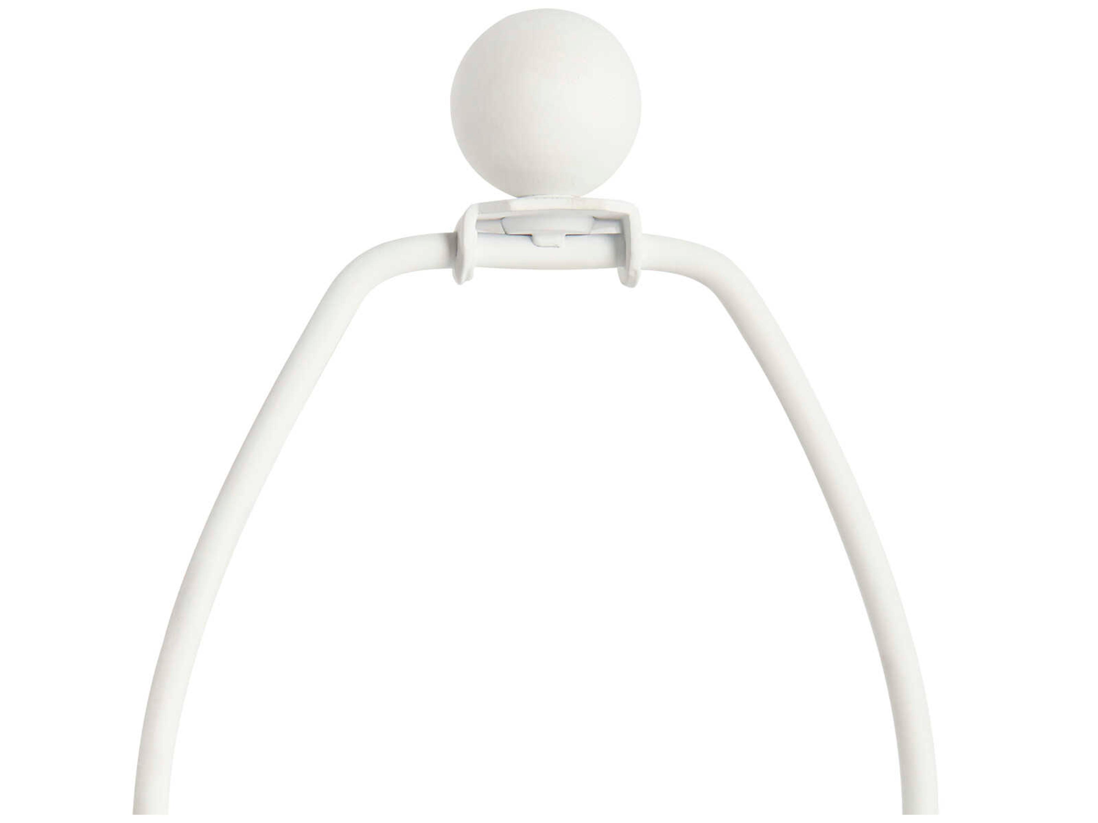 Villa & House Bruno Plaster White Buffet Lamp