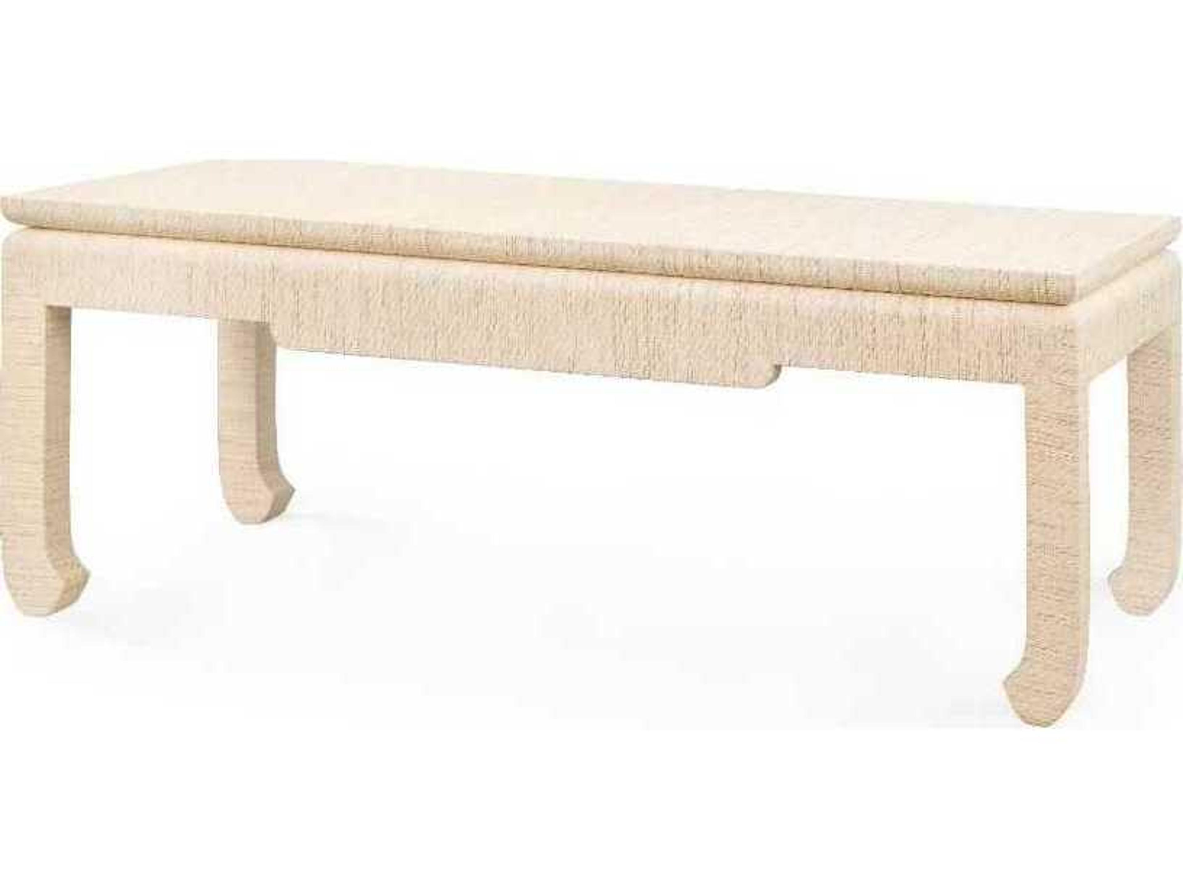 Bethany Rectangular Natural Twill Coffee Table