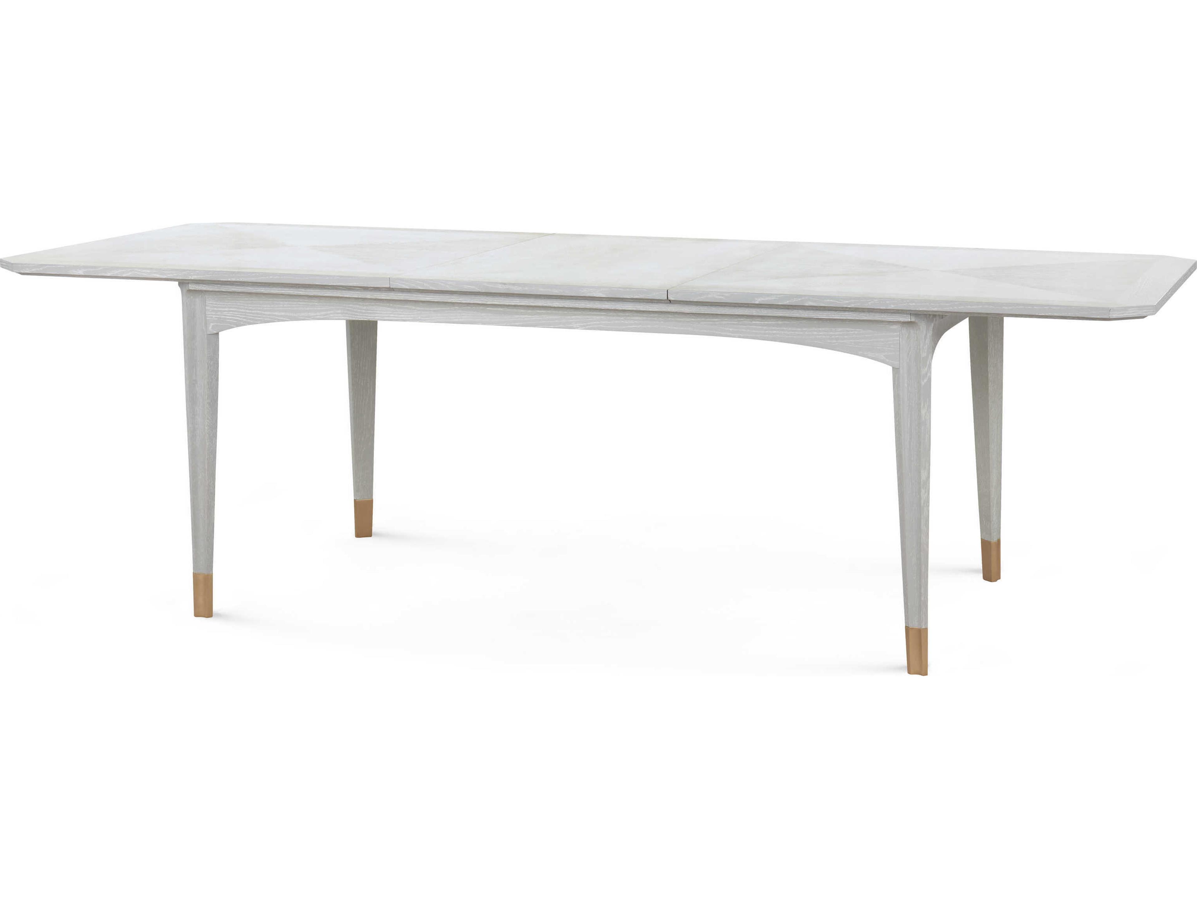 Rectangular Wood Soft Gray Dining Table