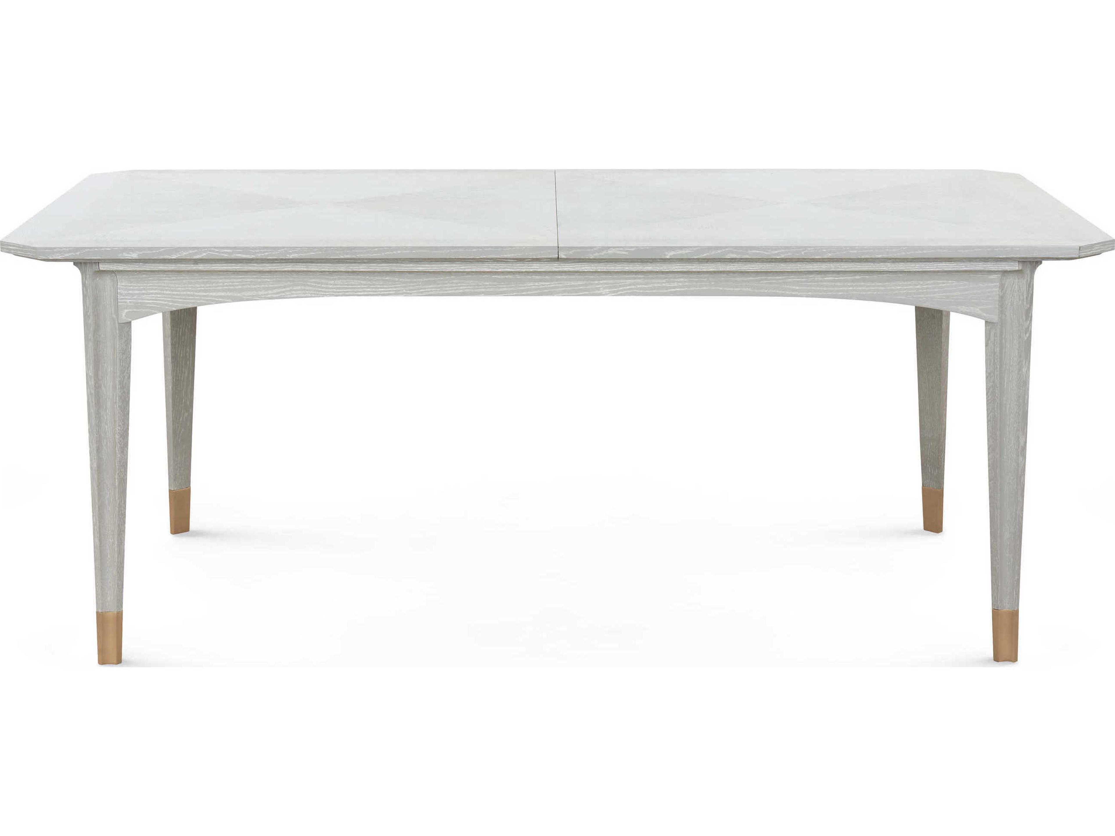 Villa & House Rectangular Wood Soft Gray Dining Table