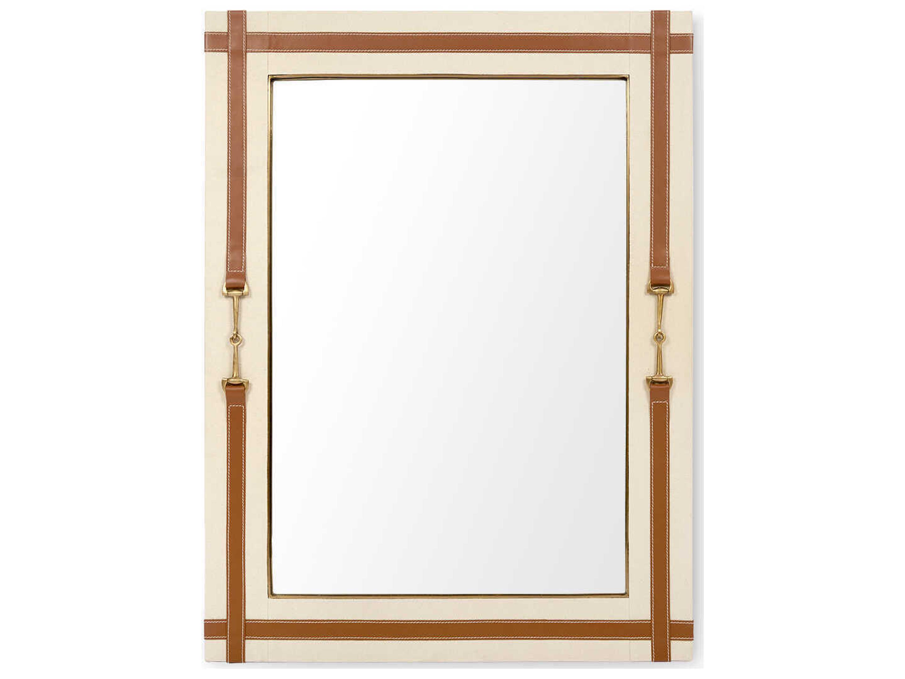 Buckley Tan Rectangular Wall Mirror