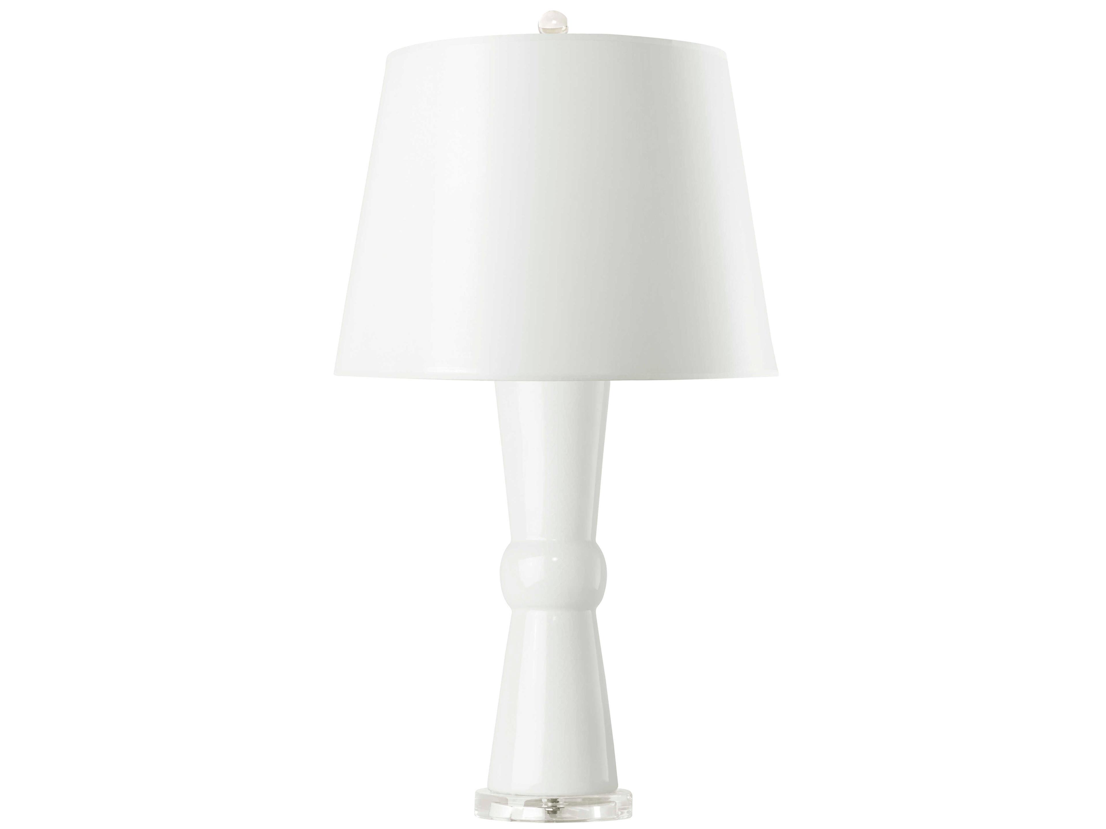 Clarissa Antique White 1 - Light Buffet Lamp Base (Lamp Only)