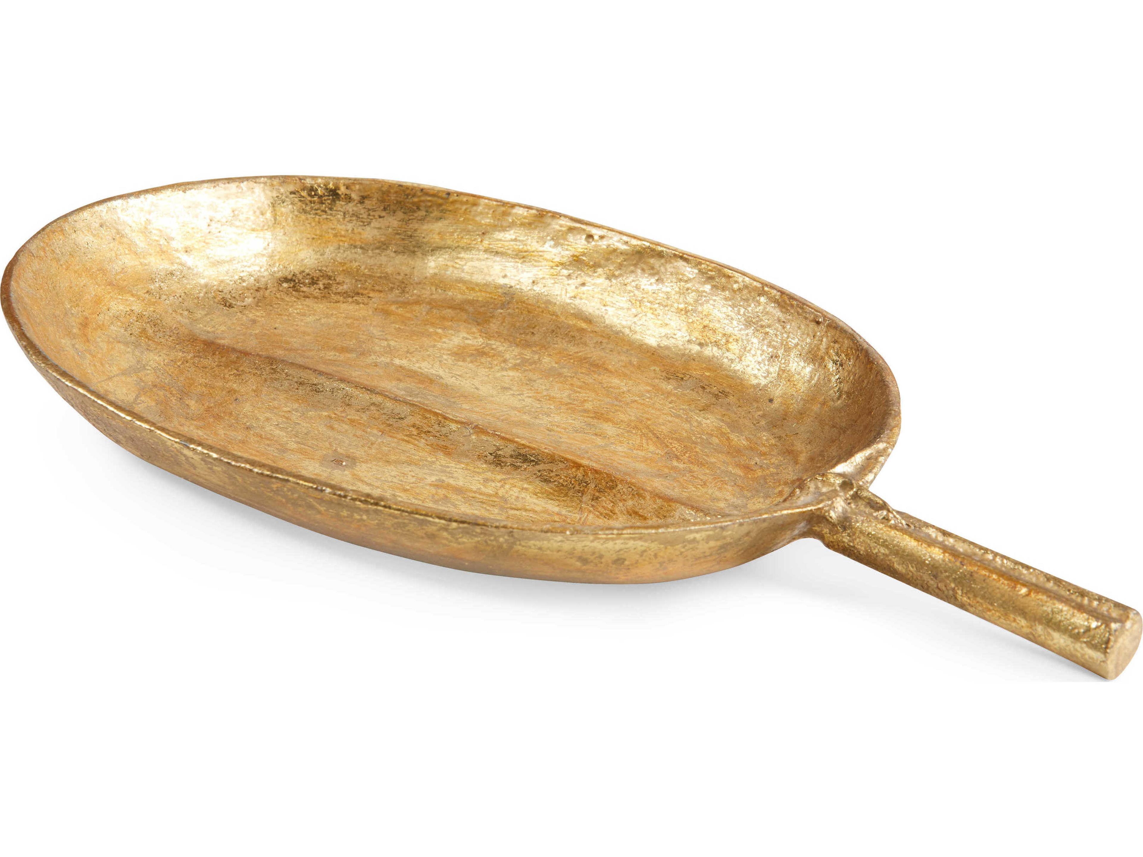 Clovis Gold Leaf Decorative Plate