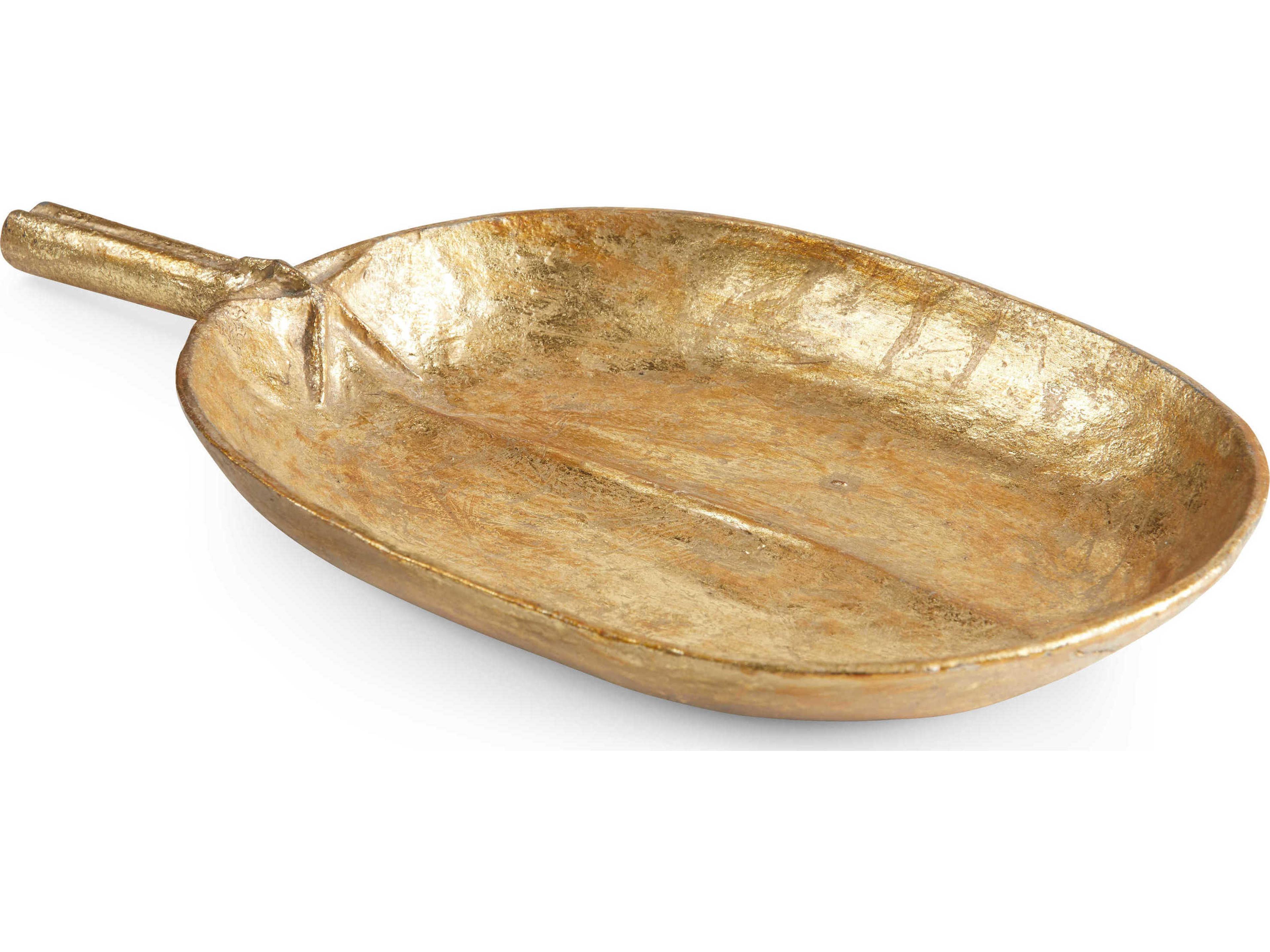 Villa & House Clovis Gold Leaf Decorative Plate