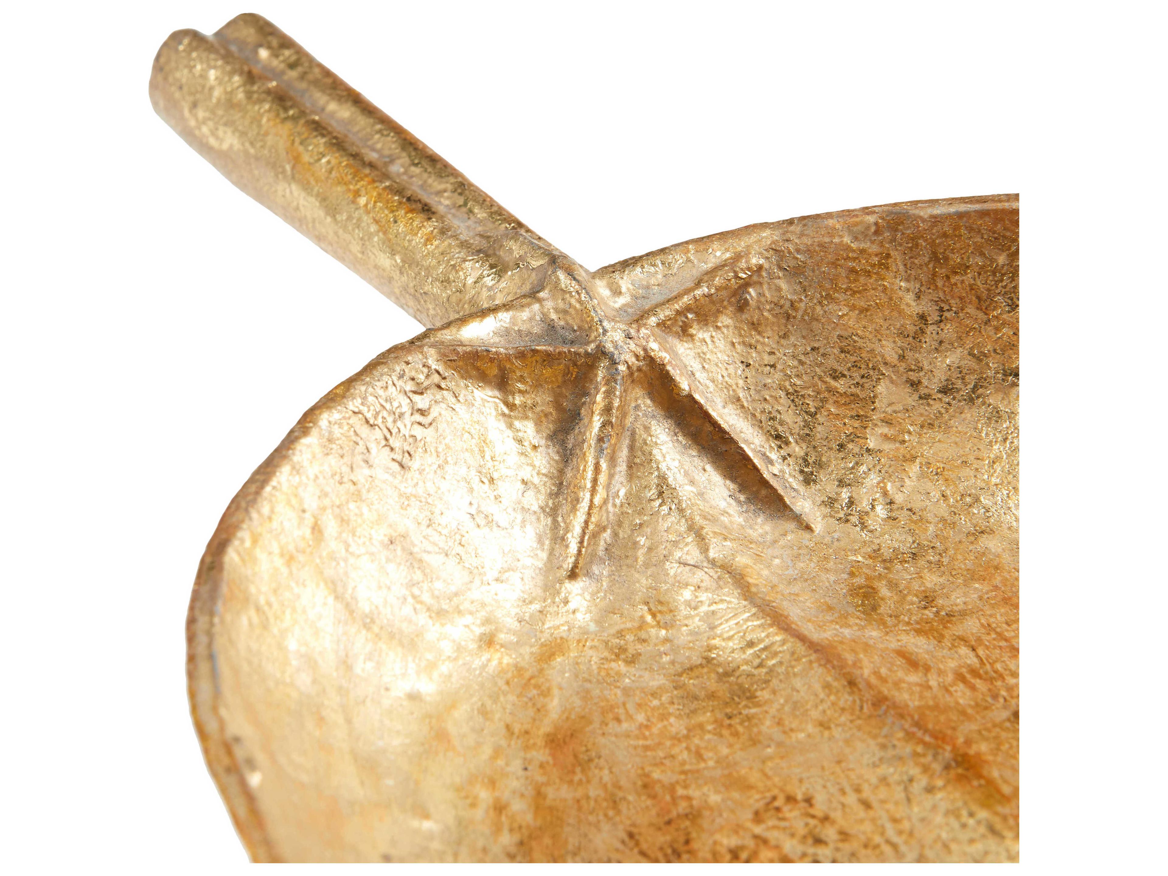 Villa & House Clovis Gold Leaf Decorative Plate