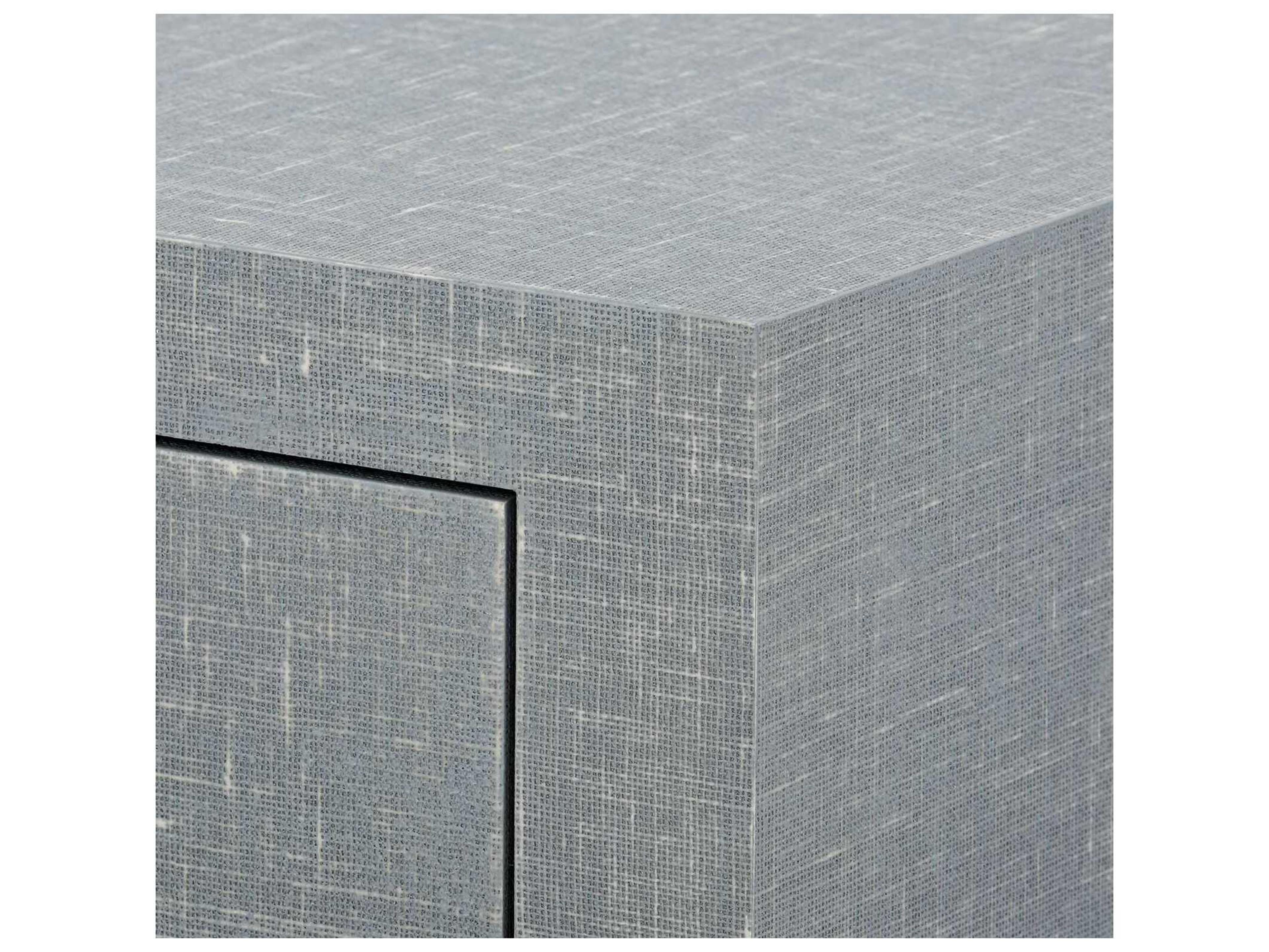 Villa & House Rectangular Wood Washed Winter Gray End Table