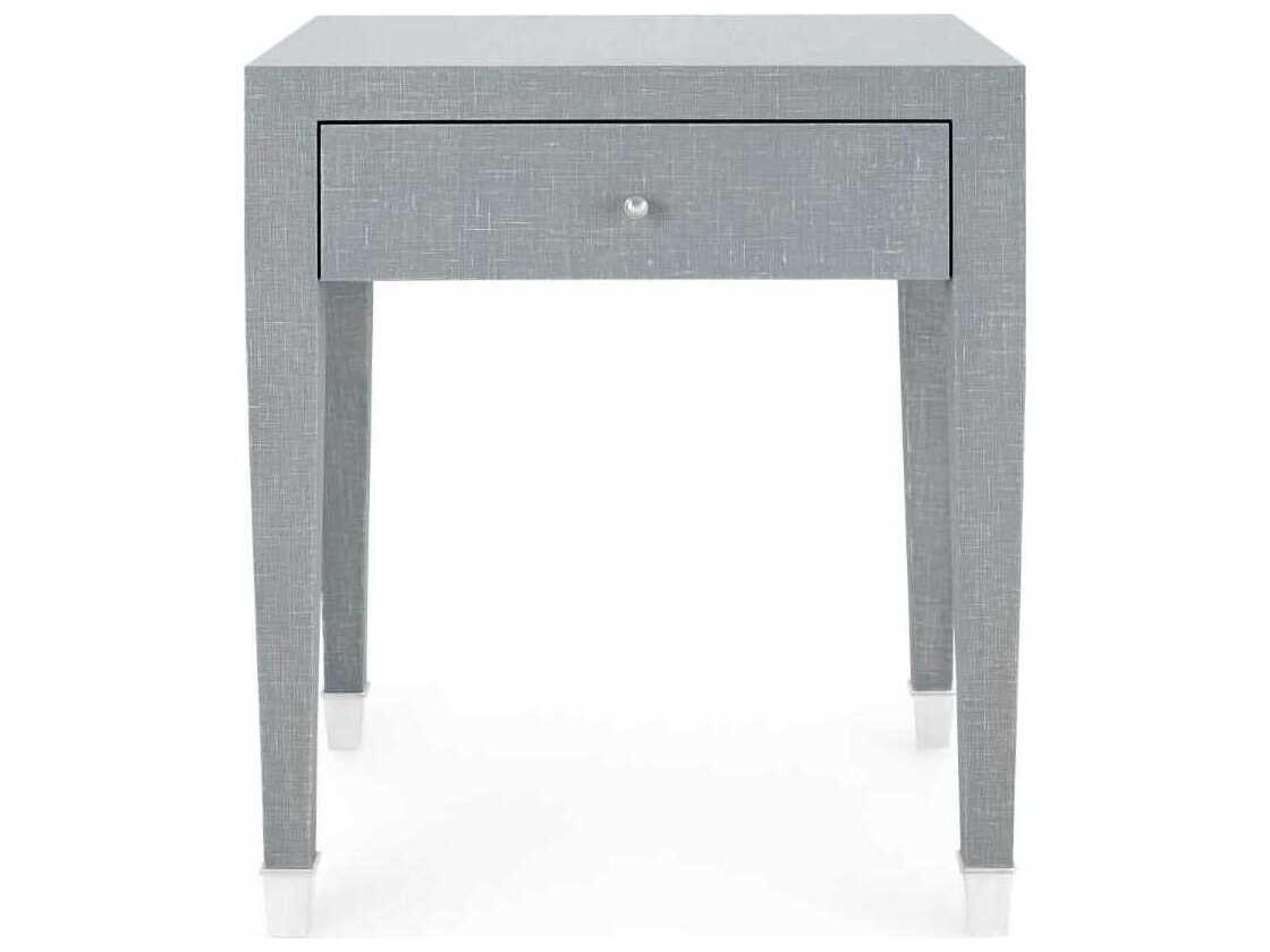 Villa & House Rectangular Wood Washed Winter Gray End Table