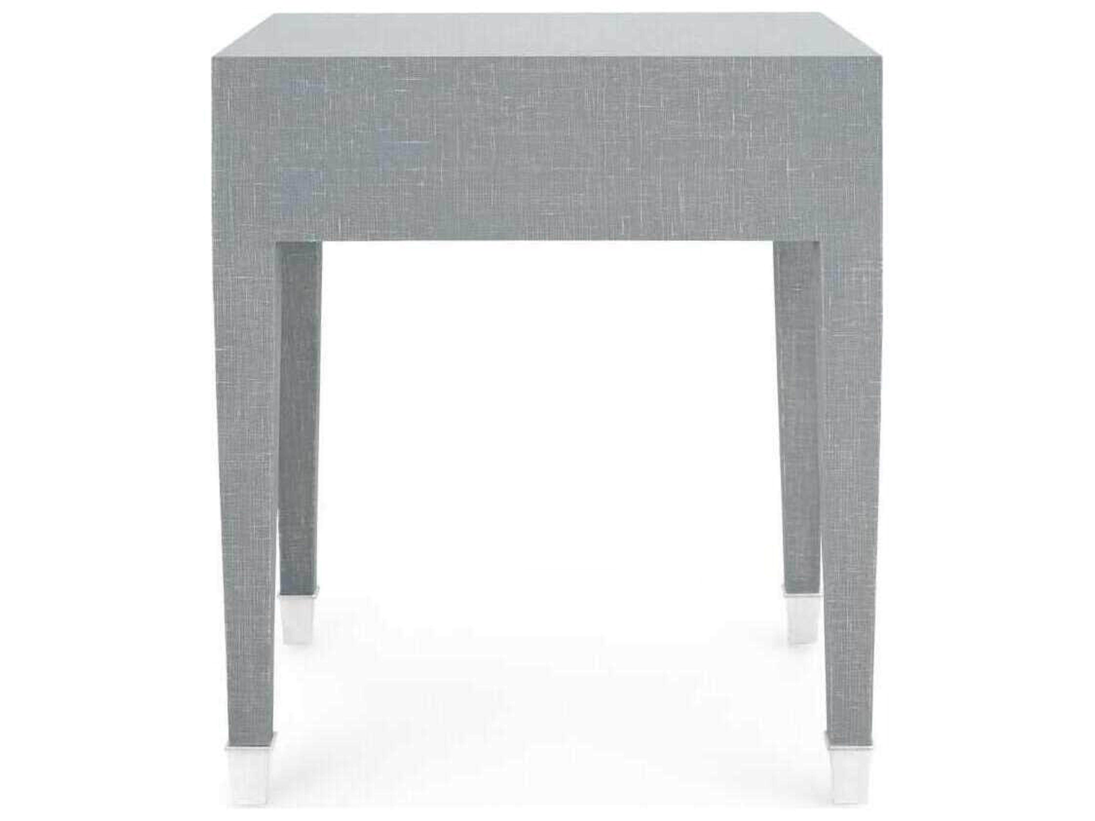 Villa & House Rectangular Wood Washed Winter Gray End Table