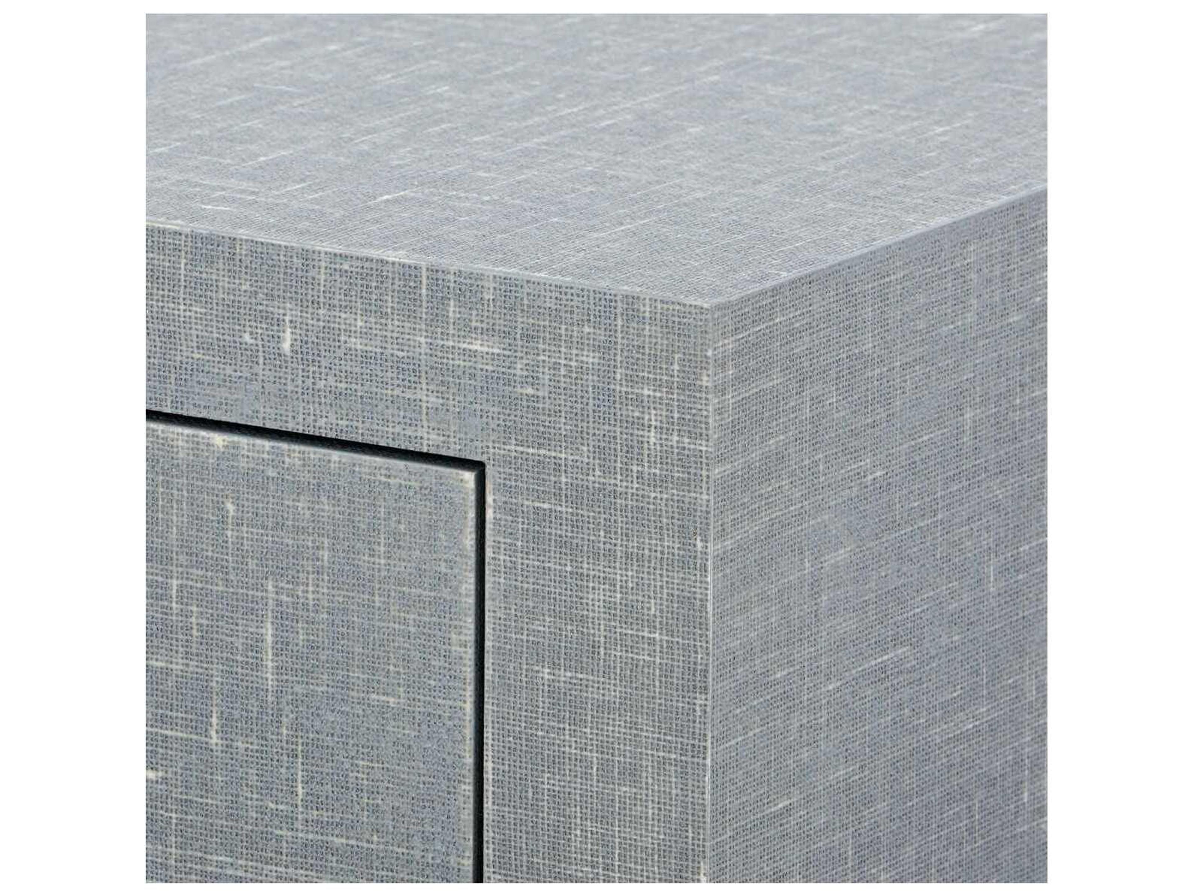 Villa & House Rectangular Wood Washed Winter Gray End Table