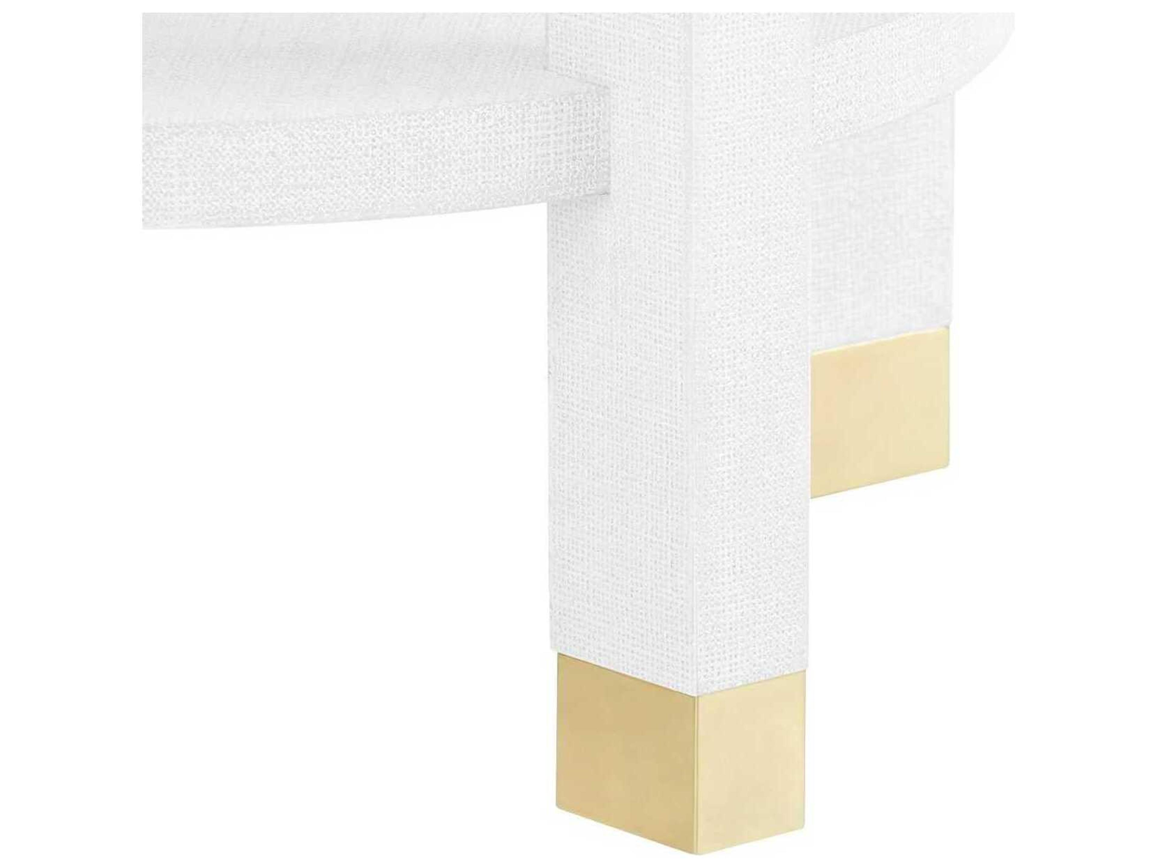 Villa & House Round Wood Cream End Table