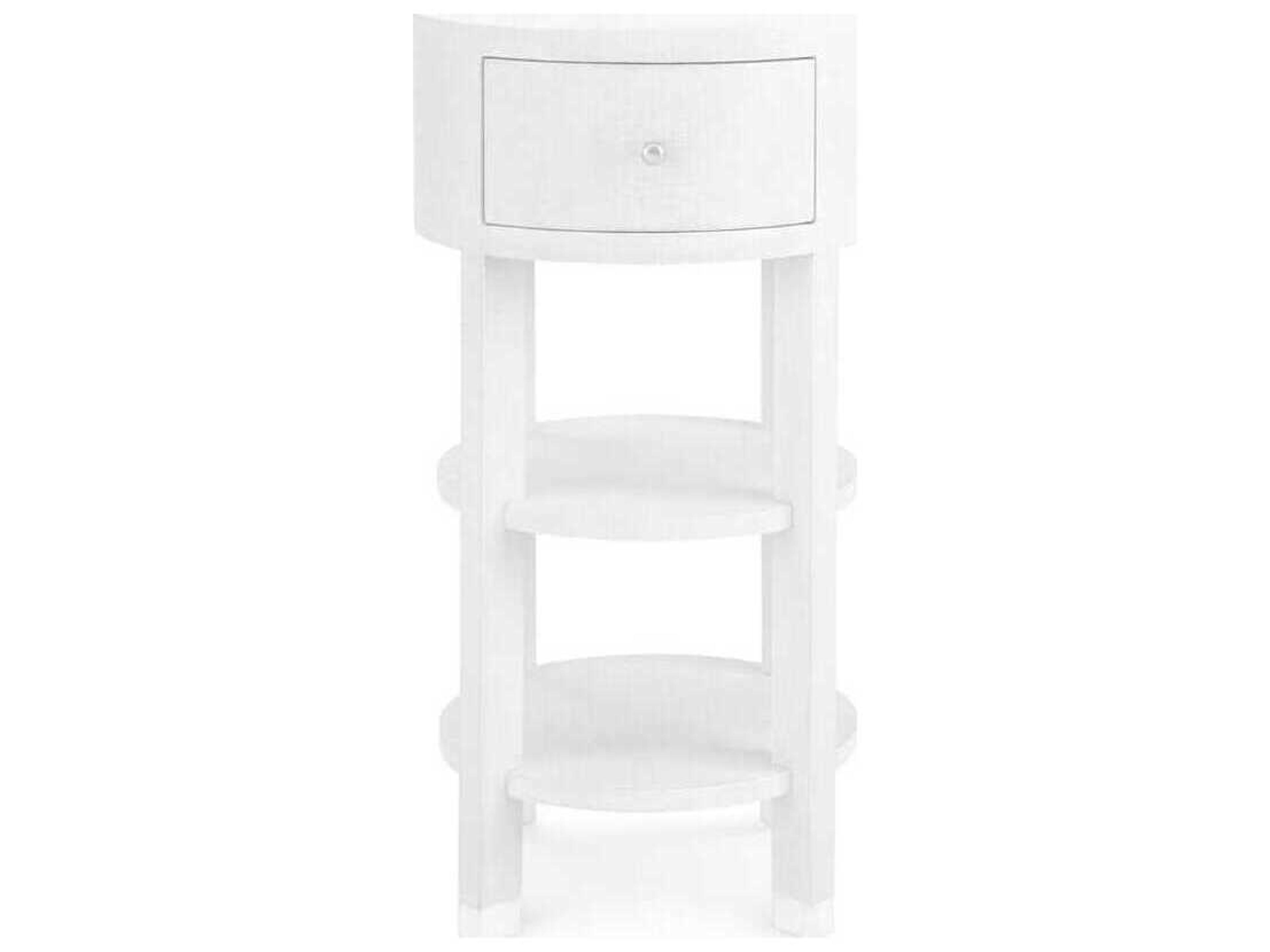 Villa & House Round Wood Cream End Table