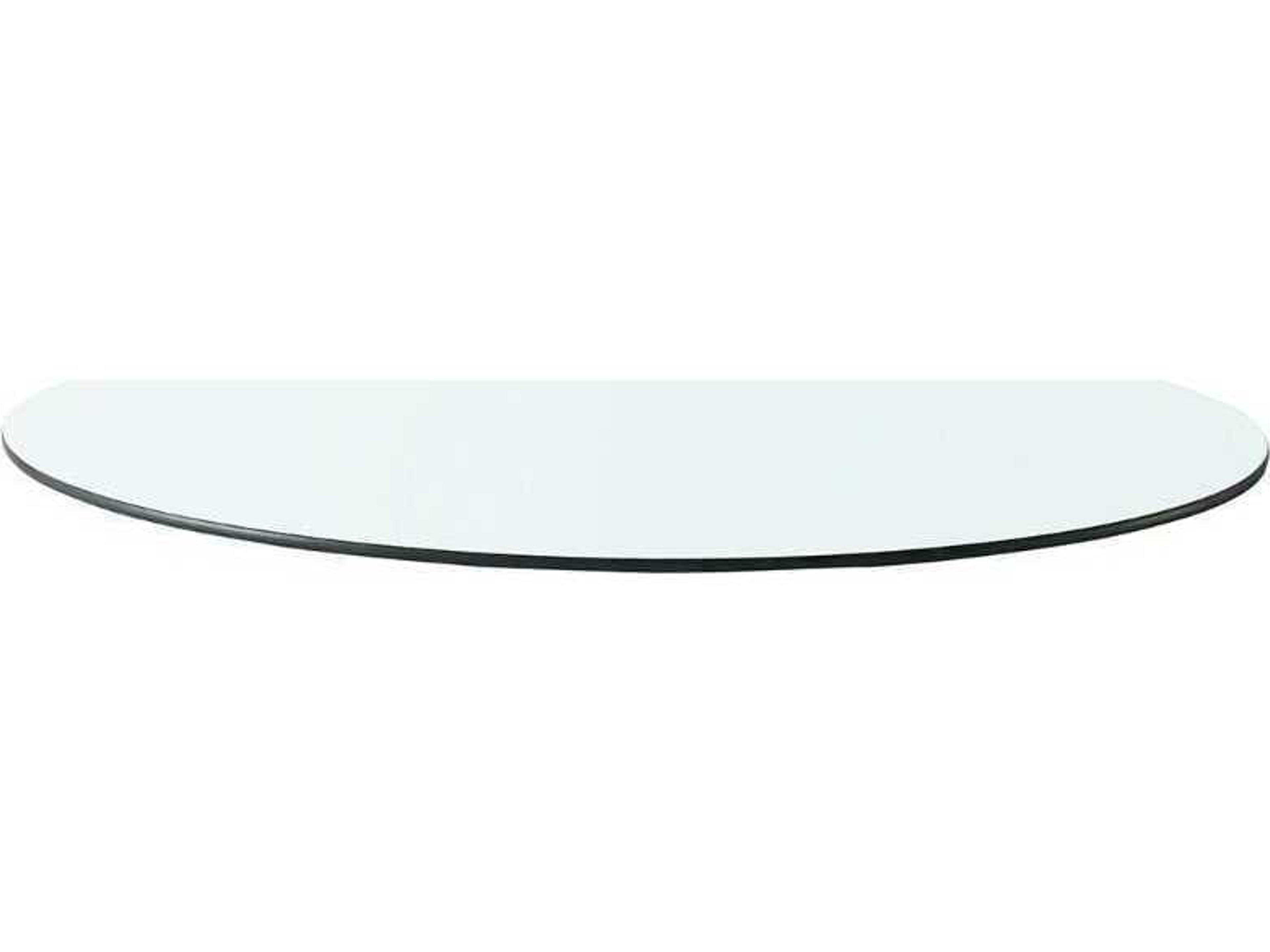 Villa & House Claudette 1-Drawer Round Side Table Glass Top