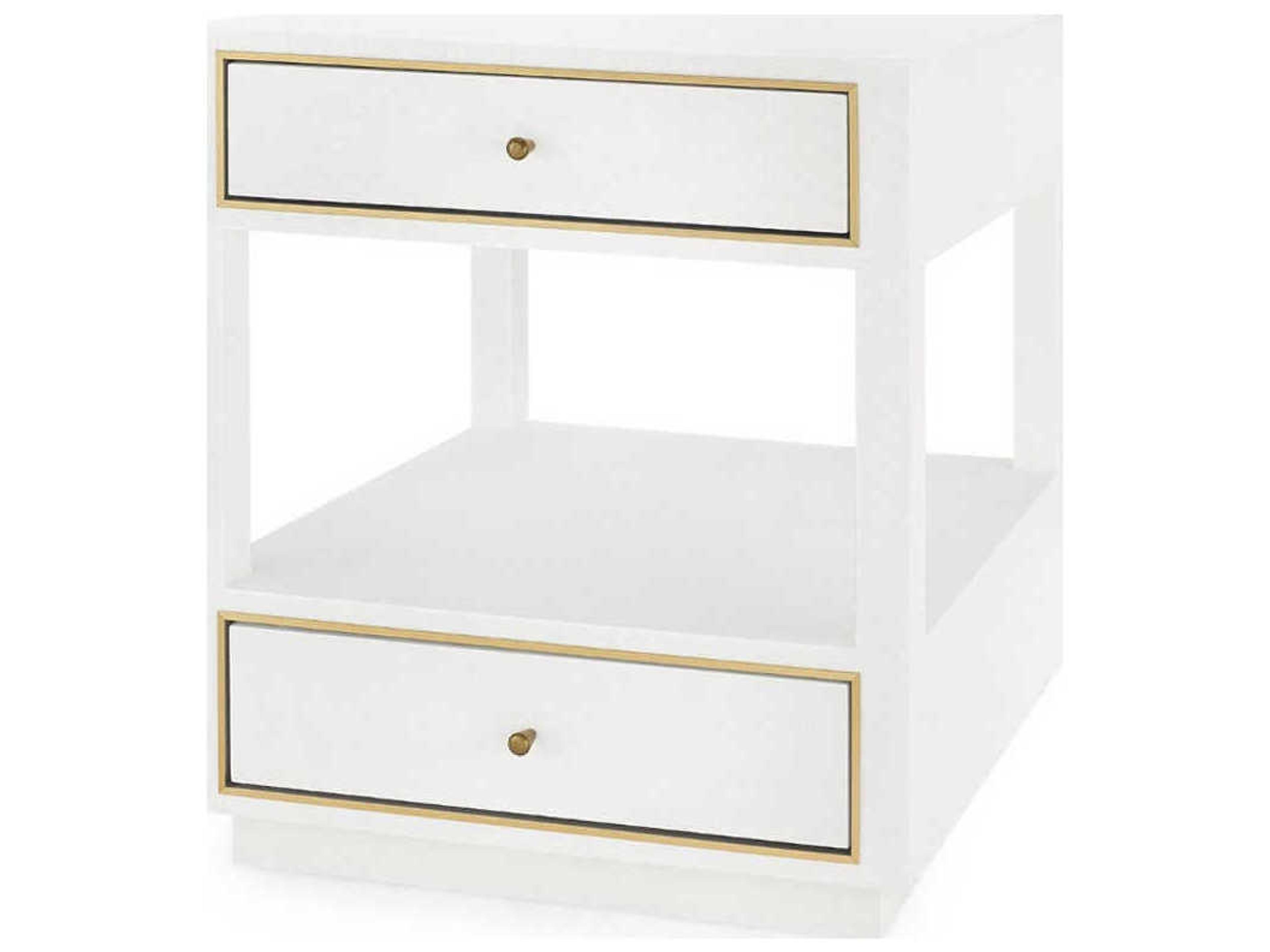 Villa & House Carmen Rectangular Fabric End Table