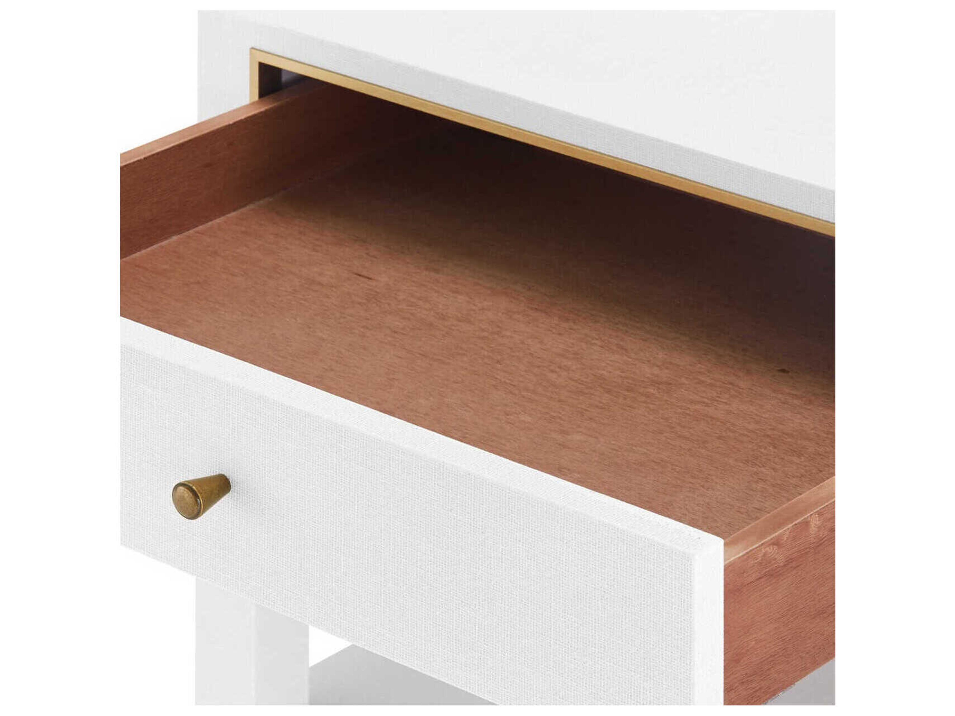 Villa & House Carmen Rectangular Fabric End Table