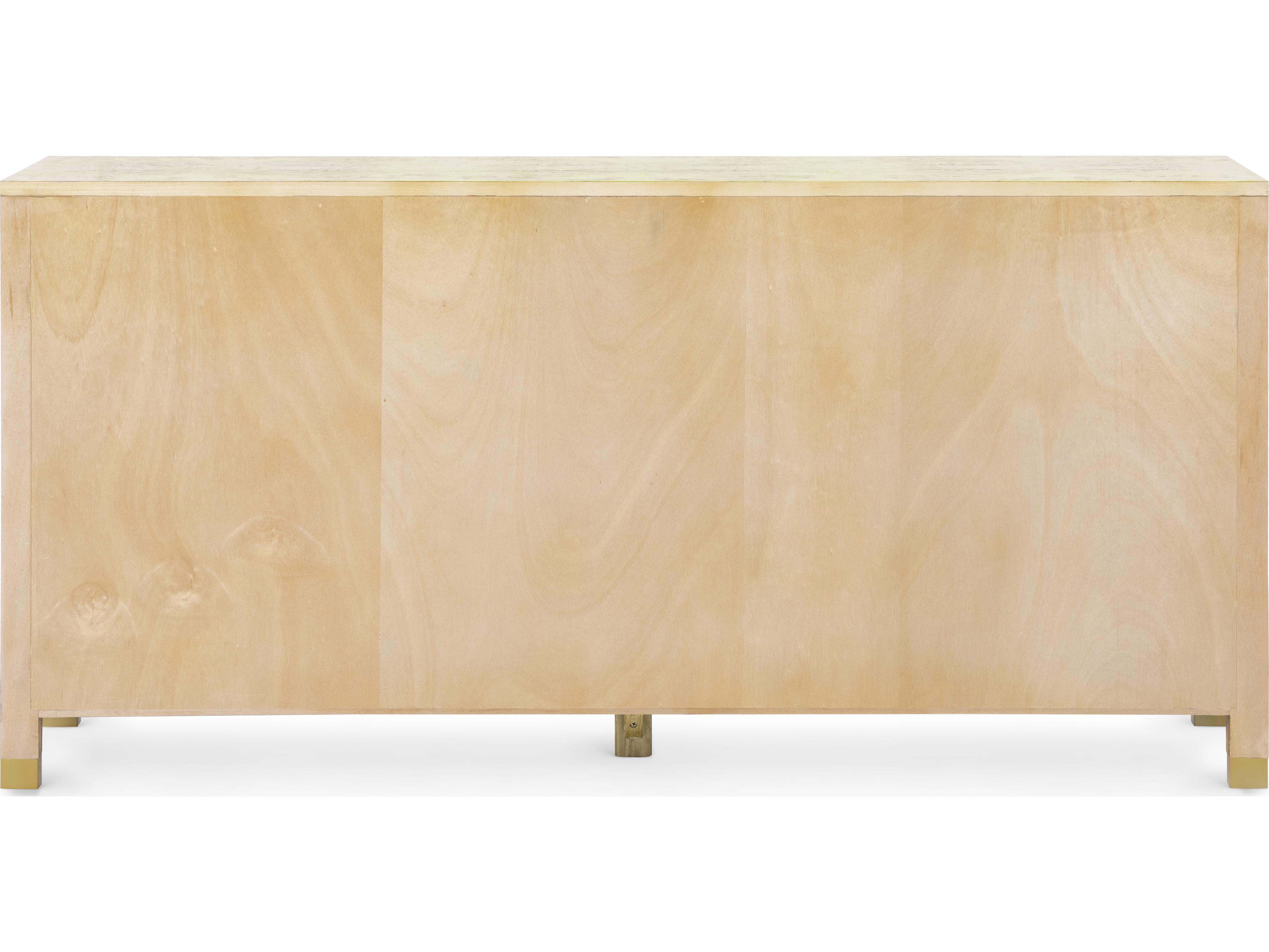 Villa & House Cole Yellow Pine Wood Double Dresser