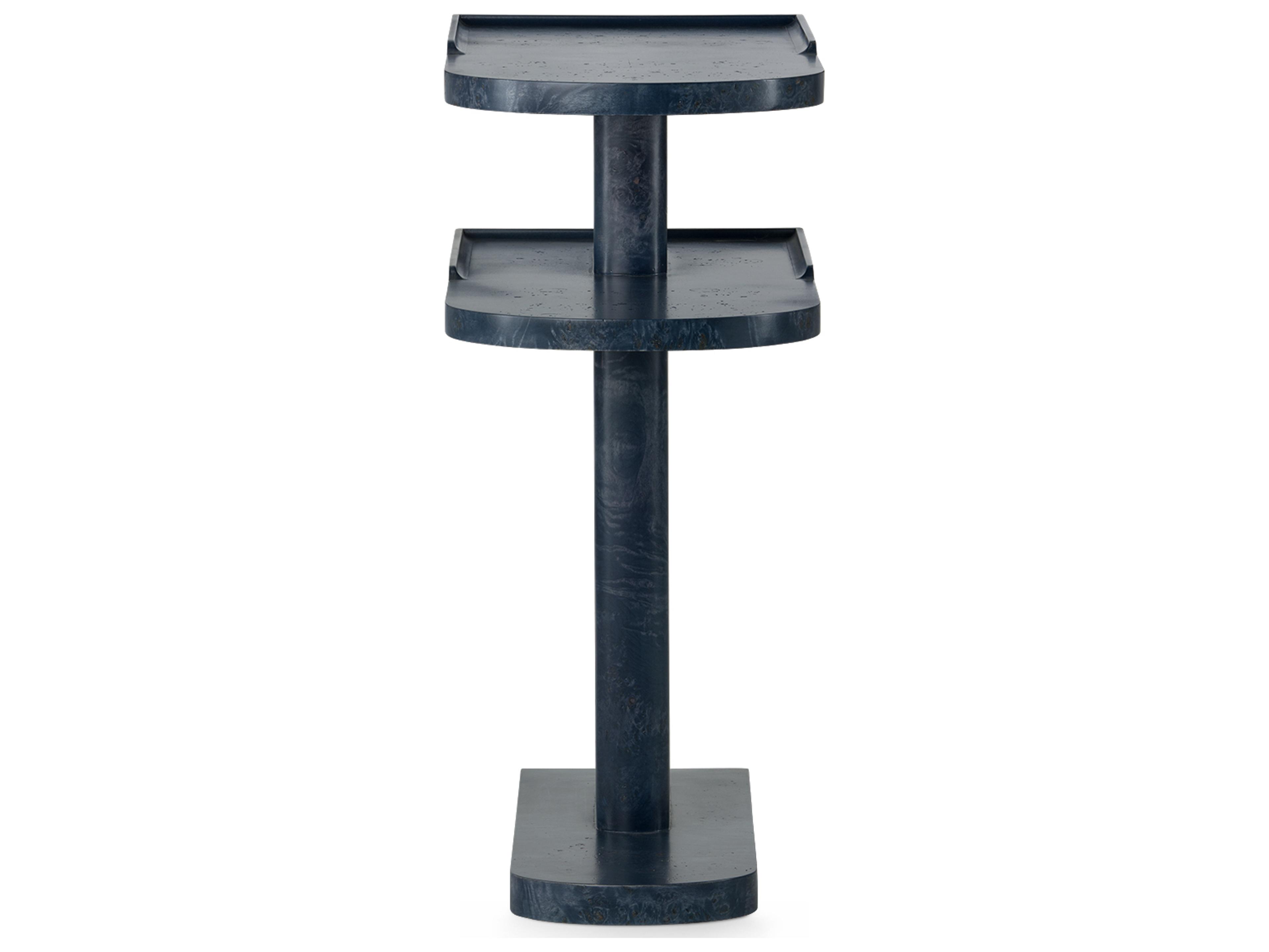 Villa & House Casey Wood Azure Burl End Table