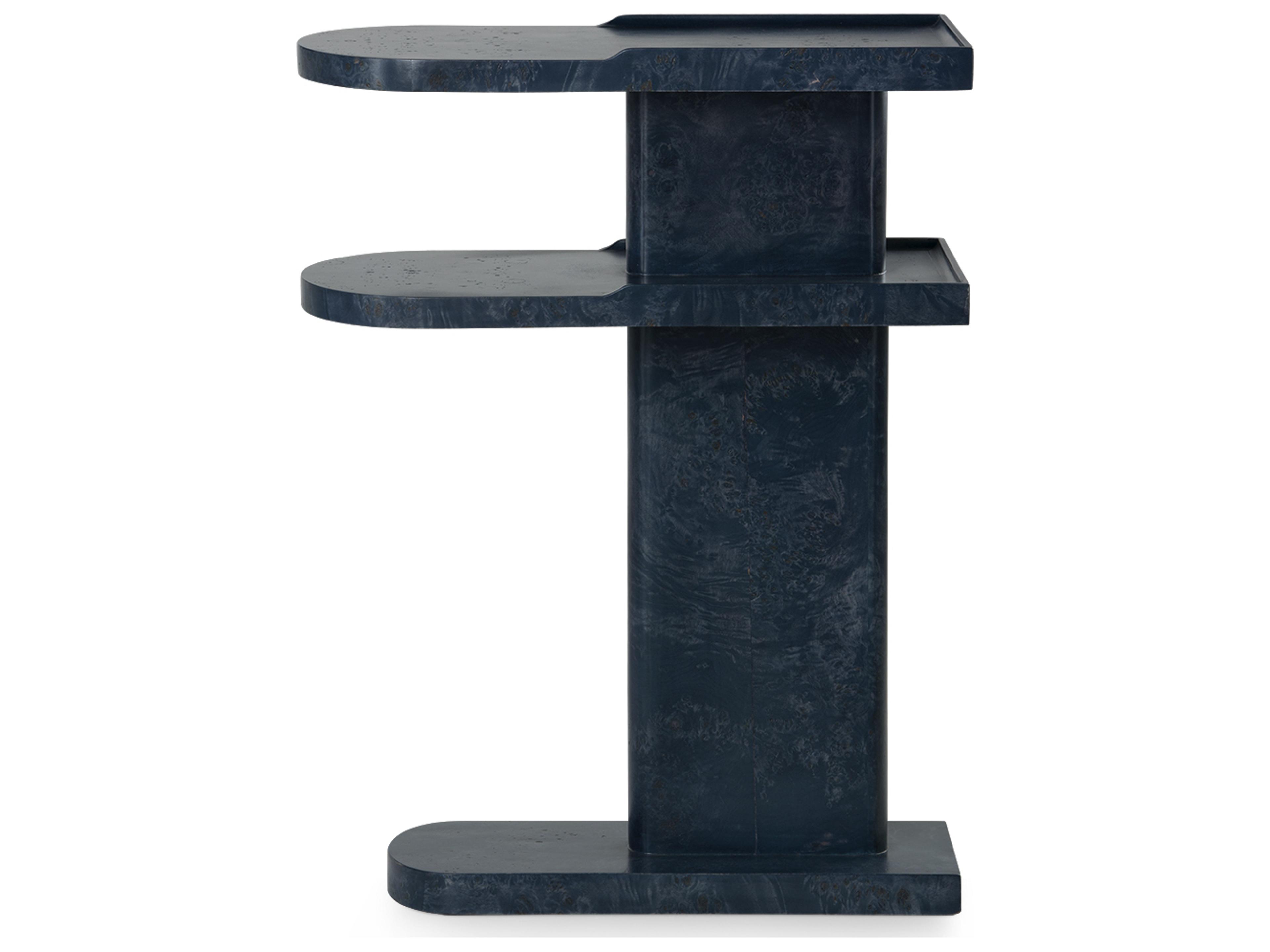 Villa & House Casey Wood Azure Burl End Table