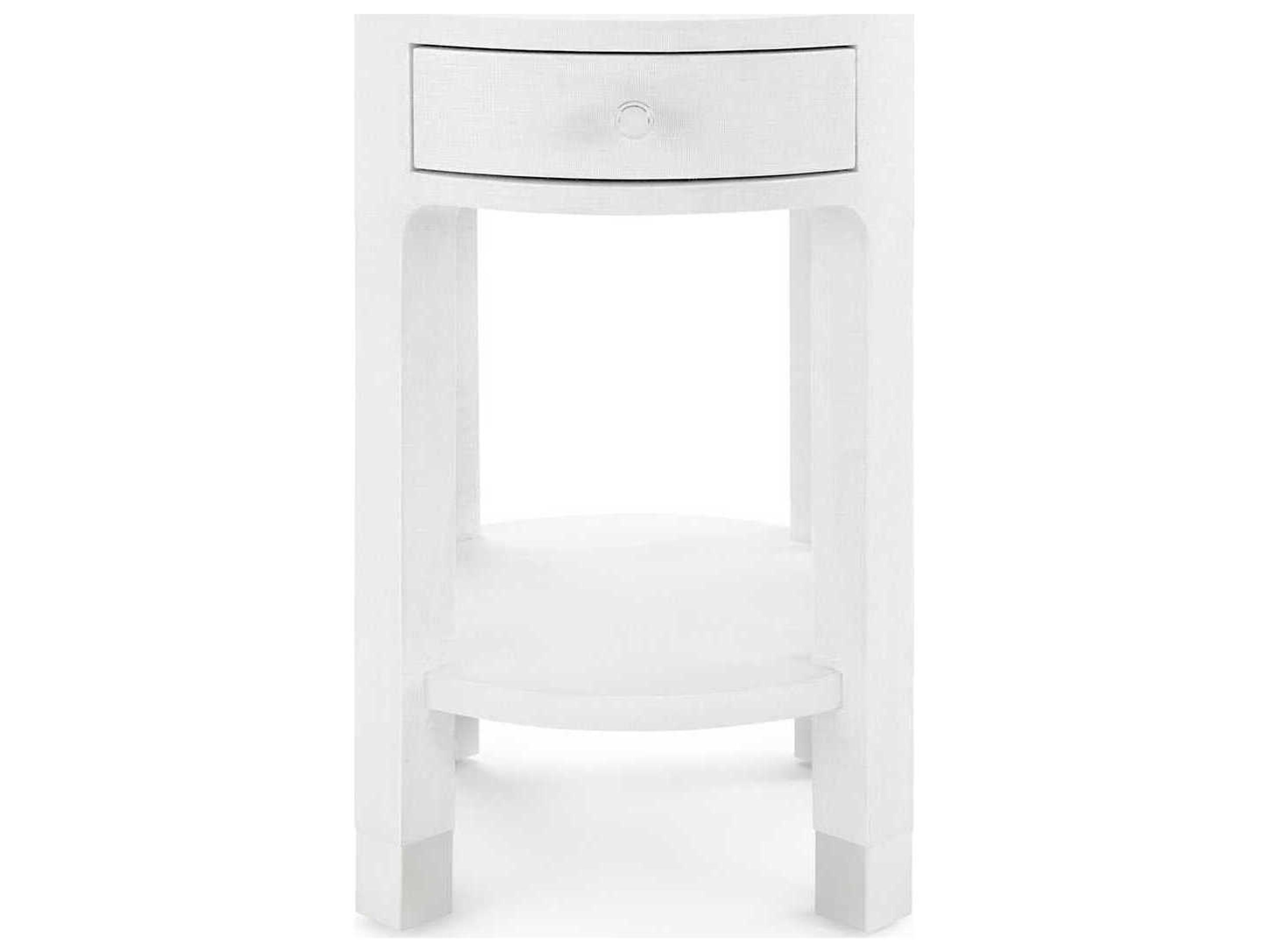 Villa & House Round Wood Cream End Table