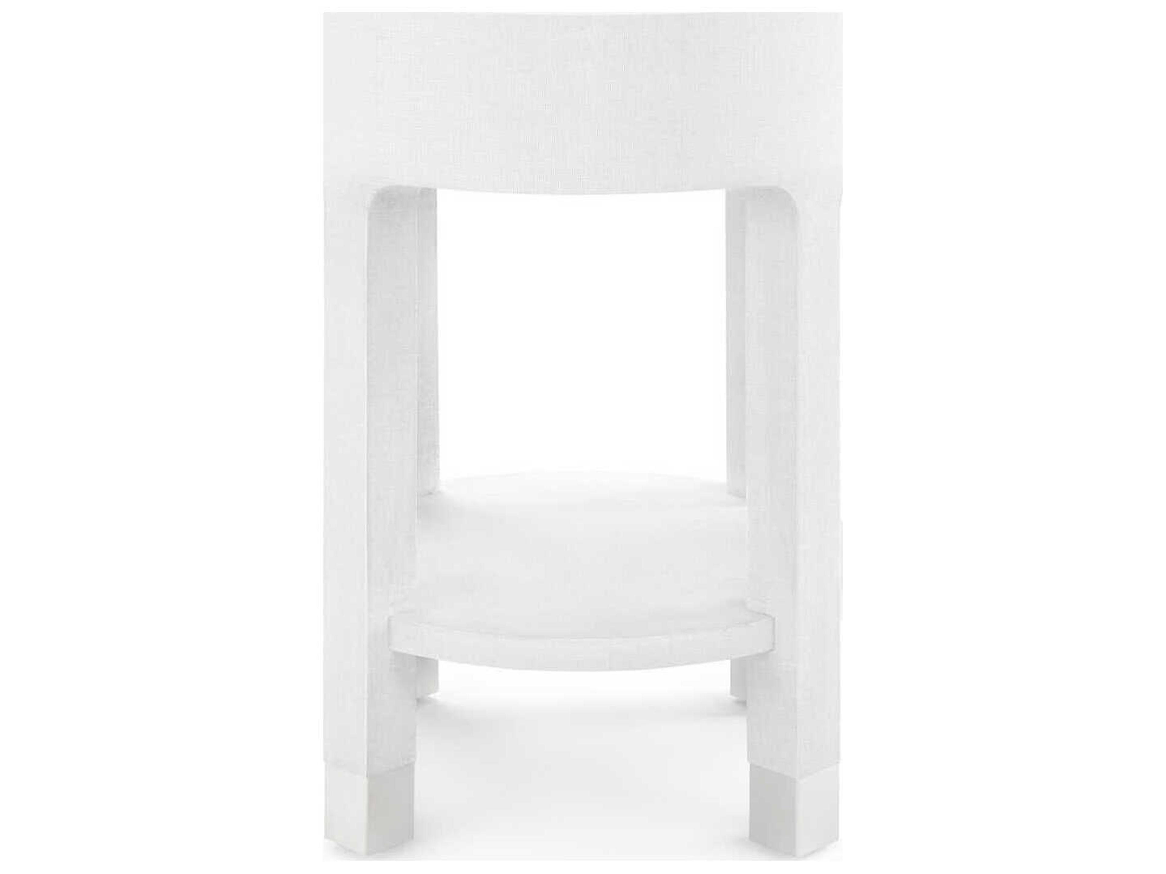 Villa & House Round Wood Cream End Table