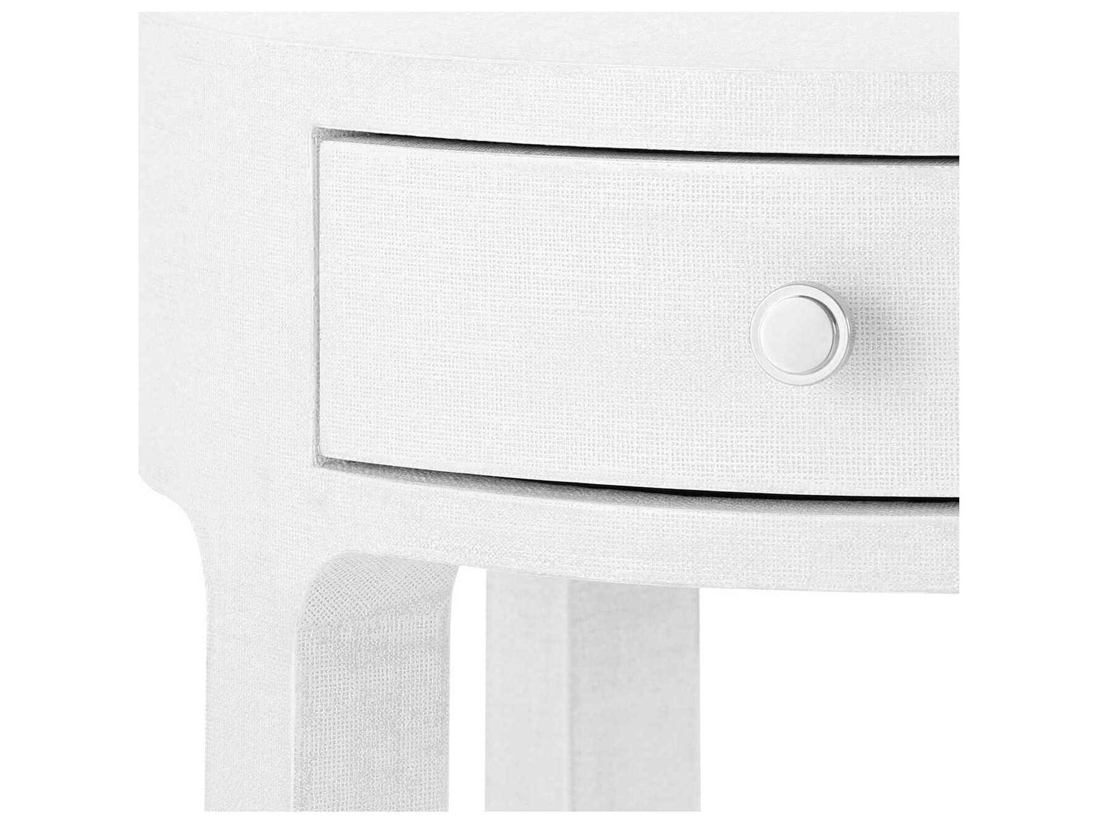 Villa & House Round Wood Cream End Table