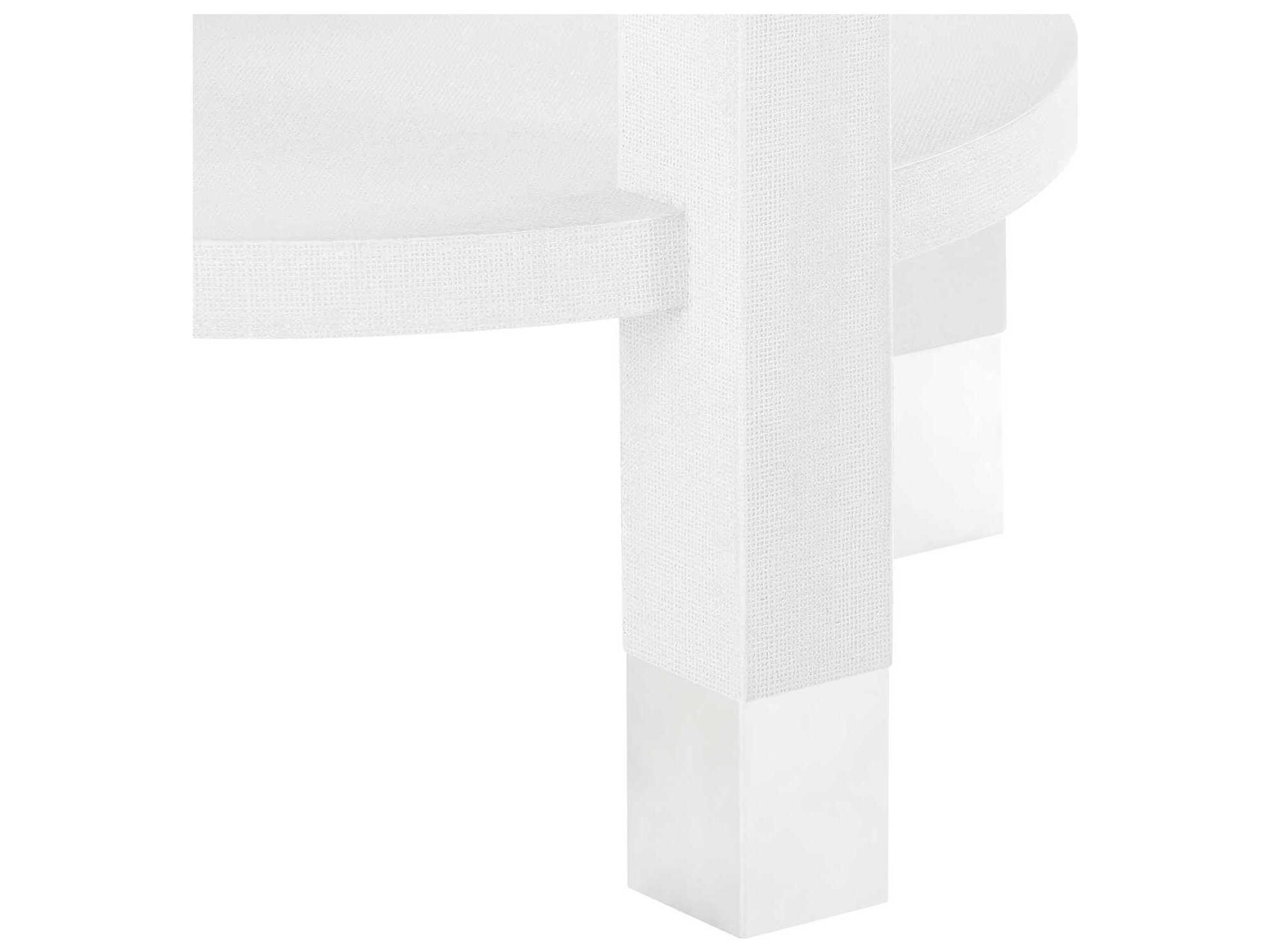 Villa & House Round Wood Cream End Table