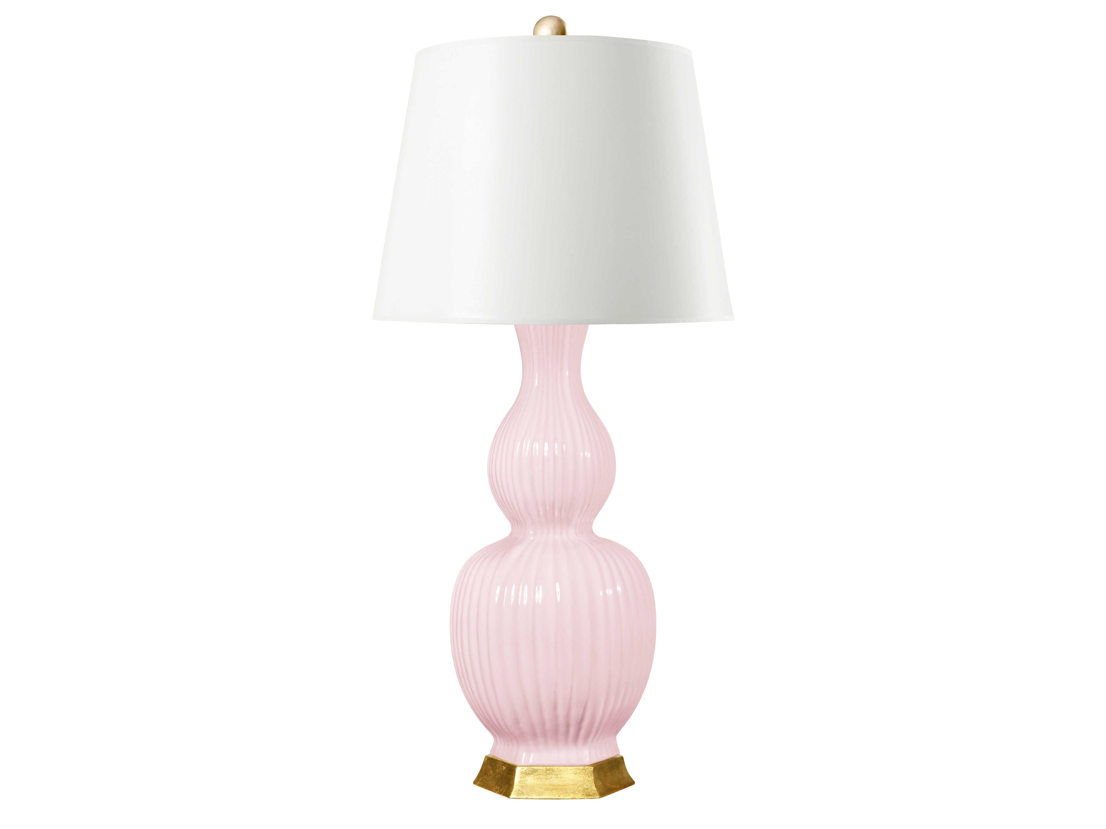 Delft Peony Pink 1 - Light Buffet Lamp Base (Lamp Only)