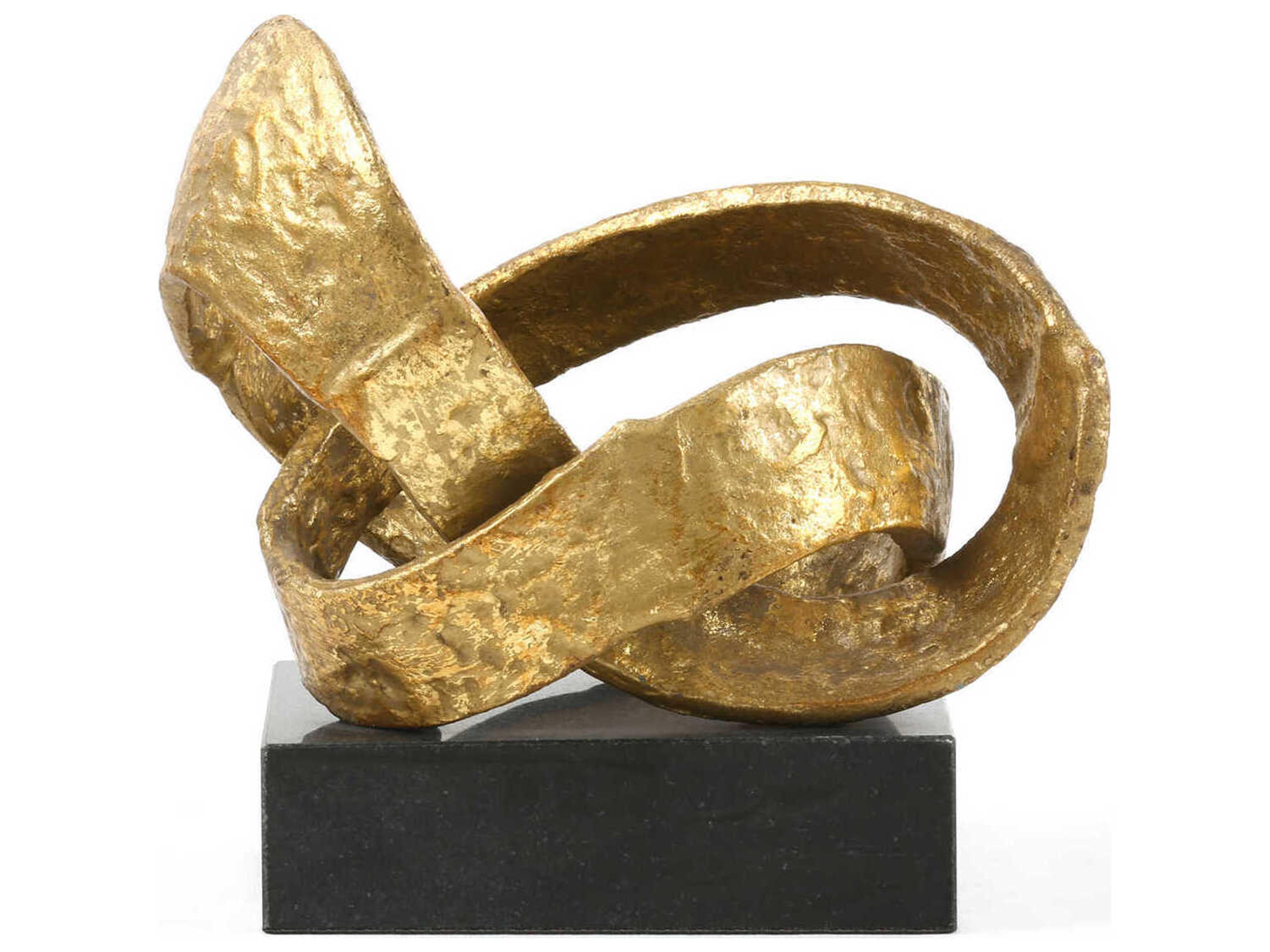 Villa & House Gold Leaf Demi Sculpture