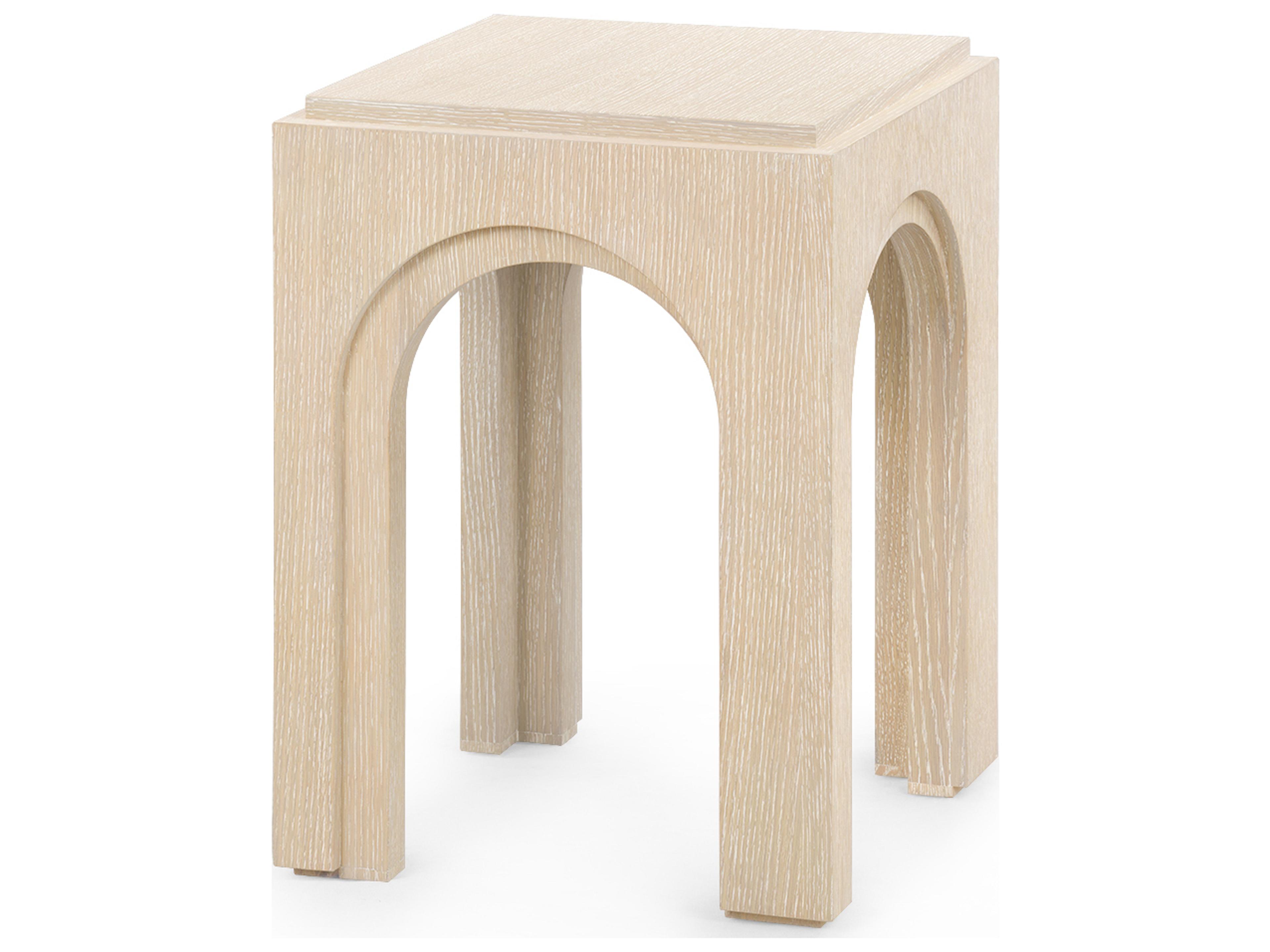 Dario Square Wood Sand End Table