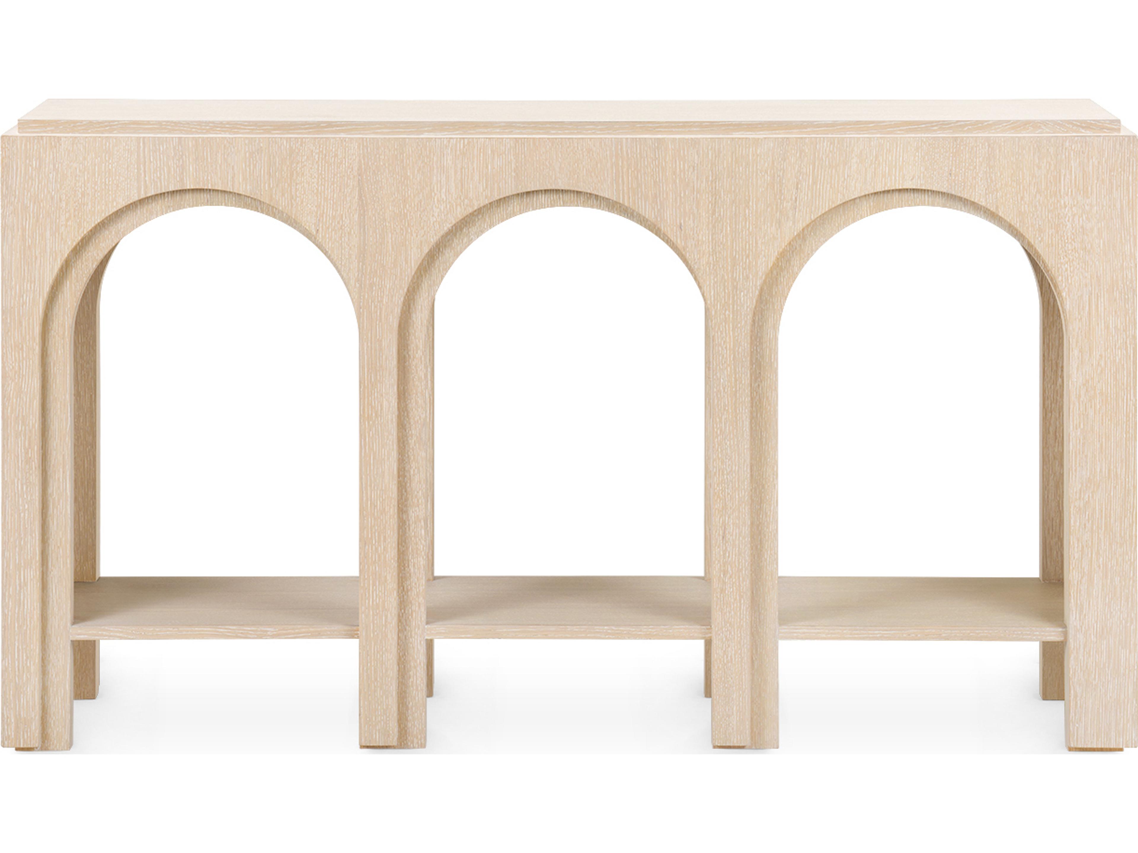 Villa & House Dario Rectangular Wood Sand Console Table