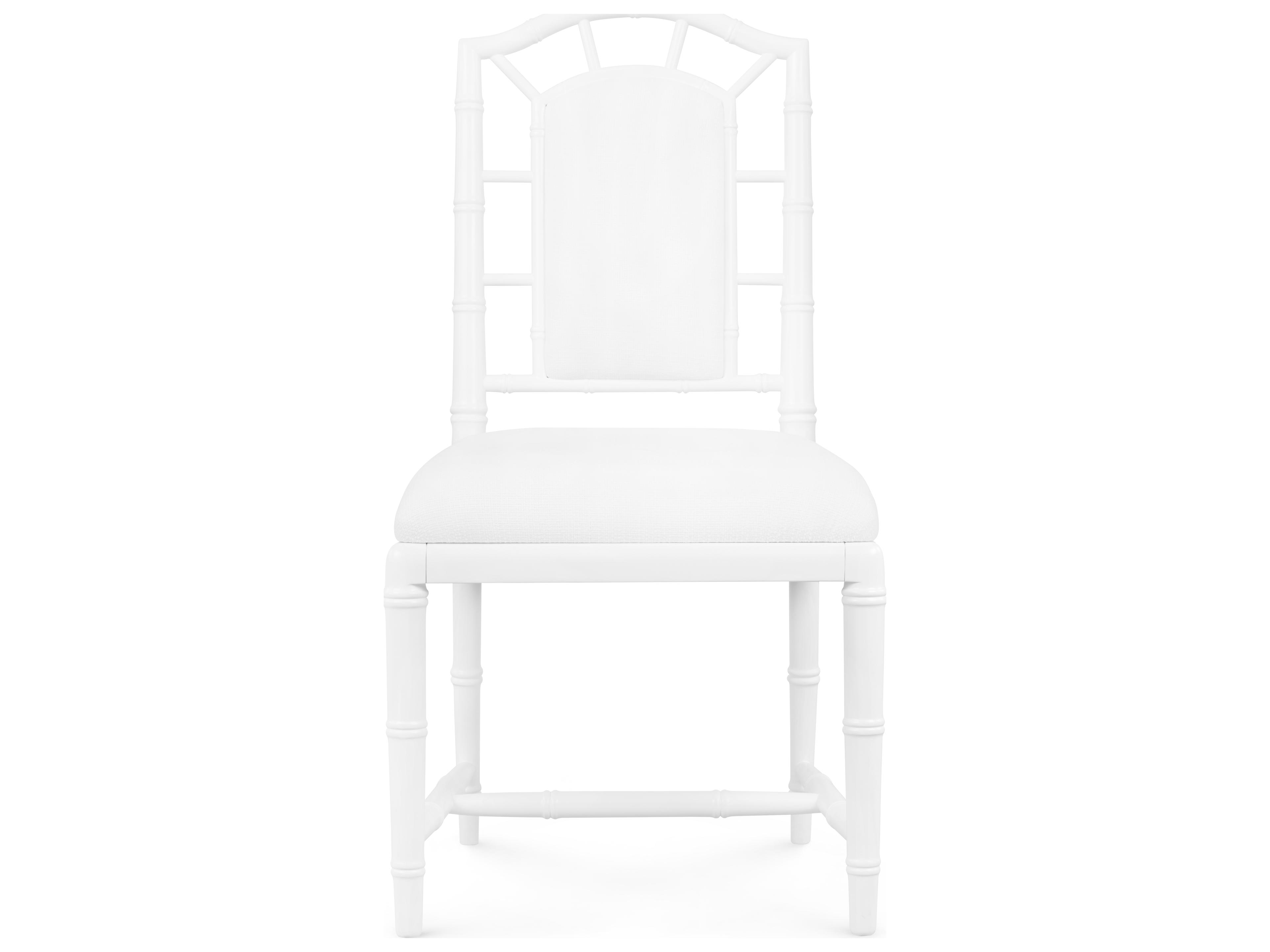 Villa & House Delia White Fabric Accent Chair