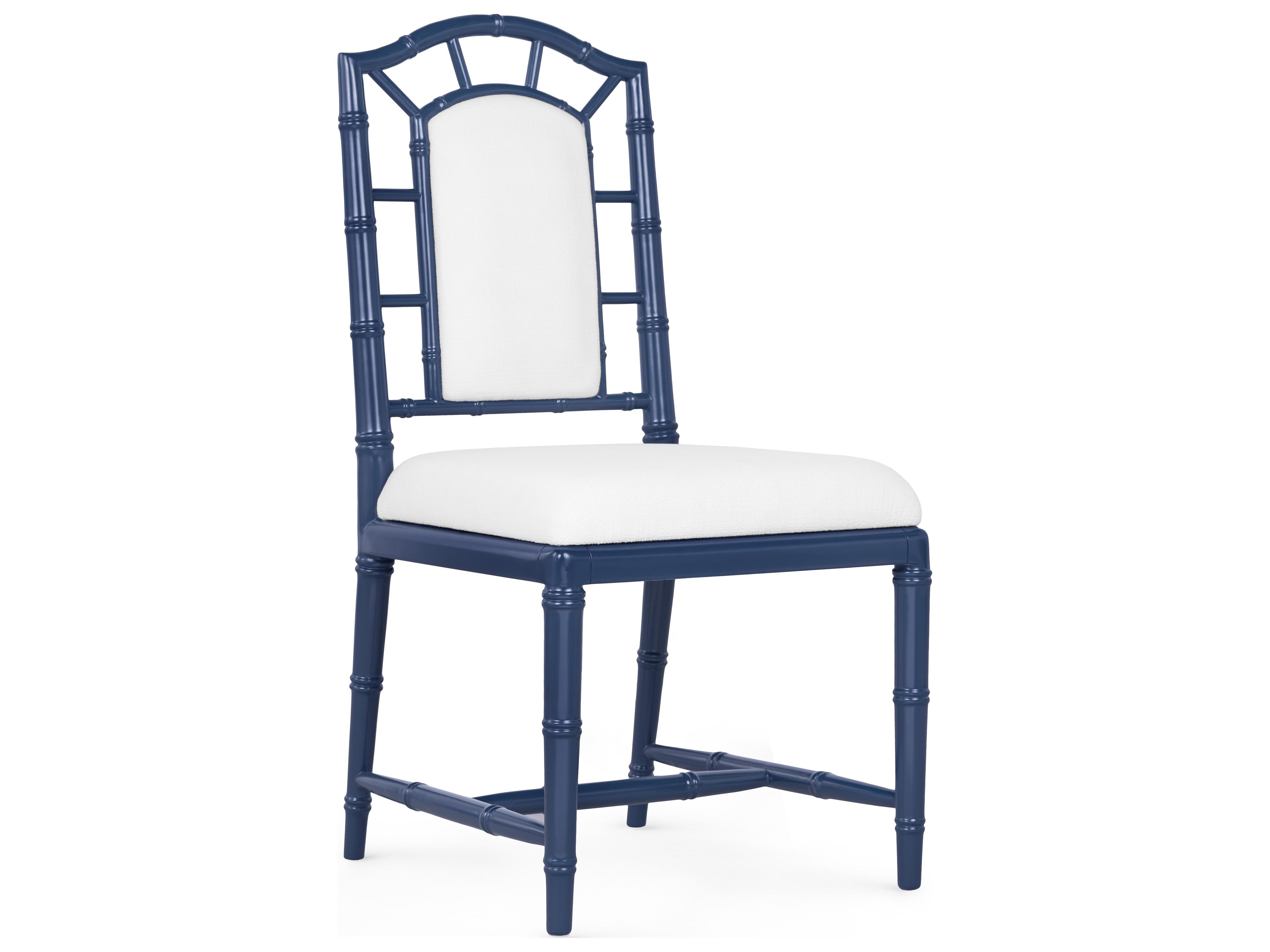 Delia Blue Fabric Accent Chair