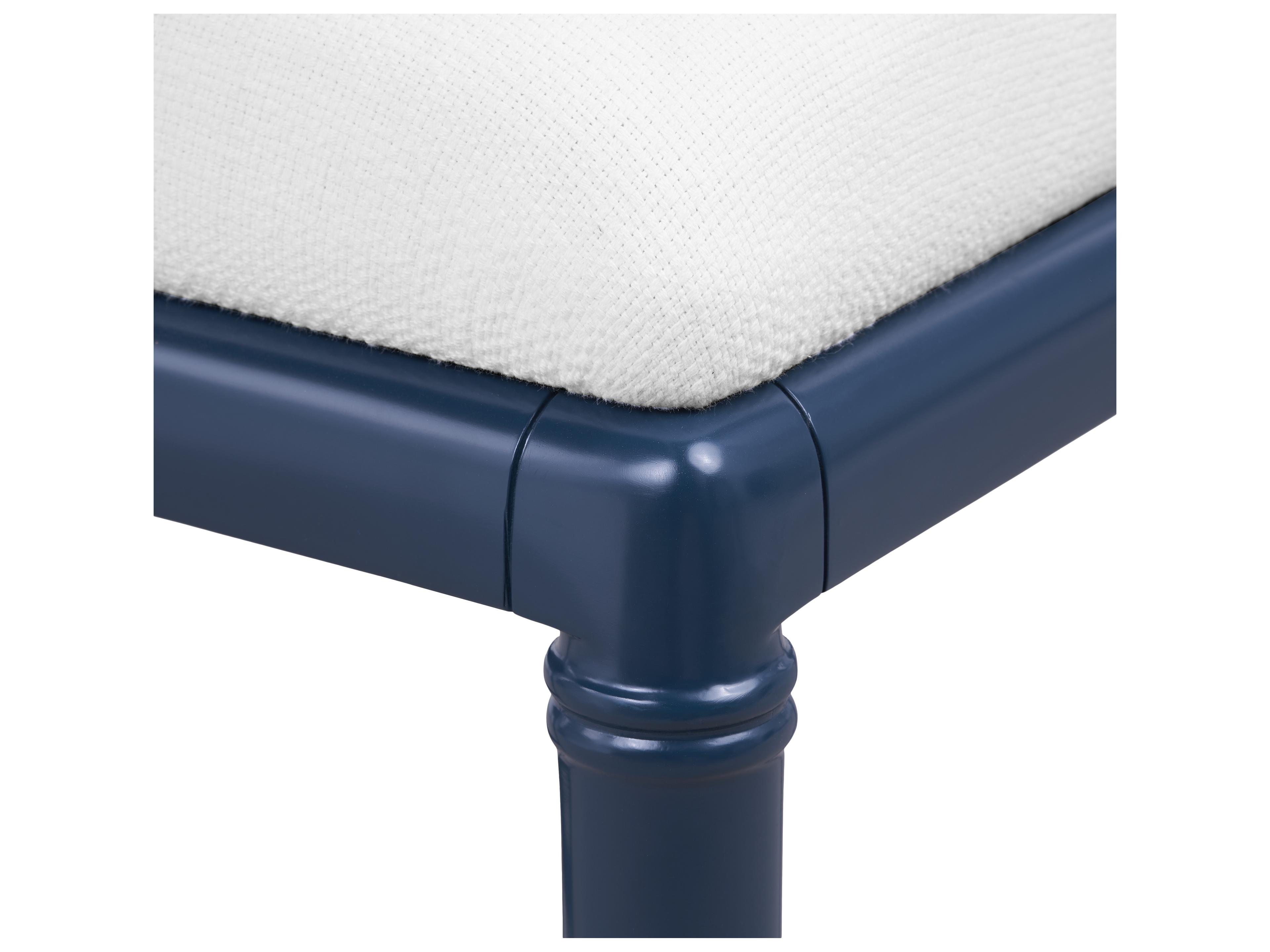 Villa & House Delia Blue Fabric Accent Chair