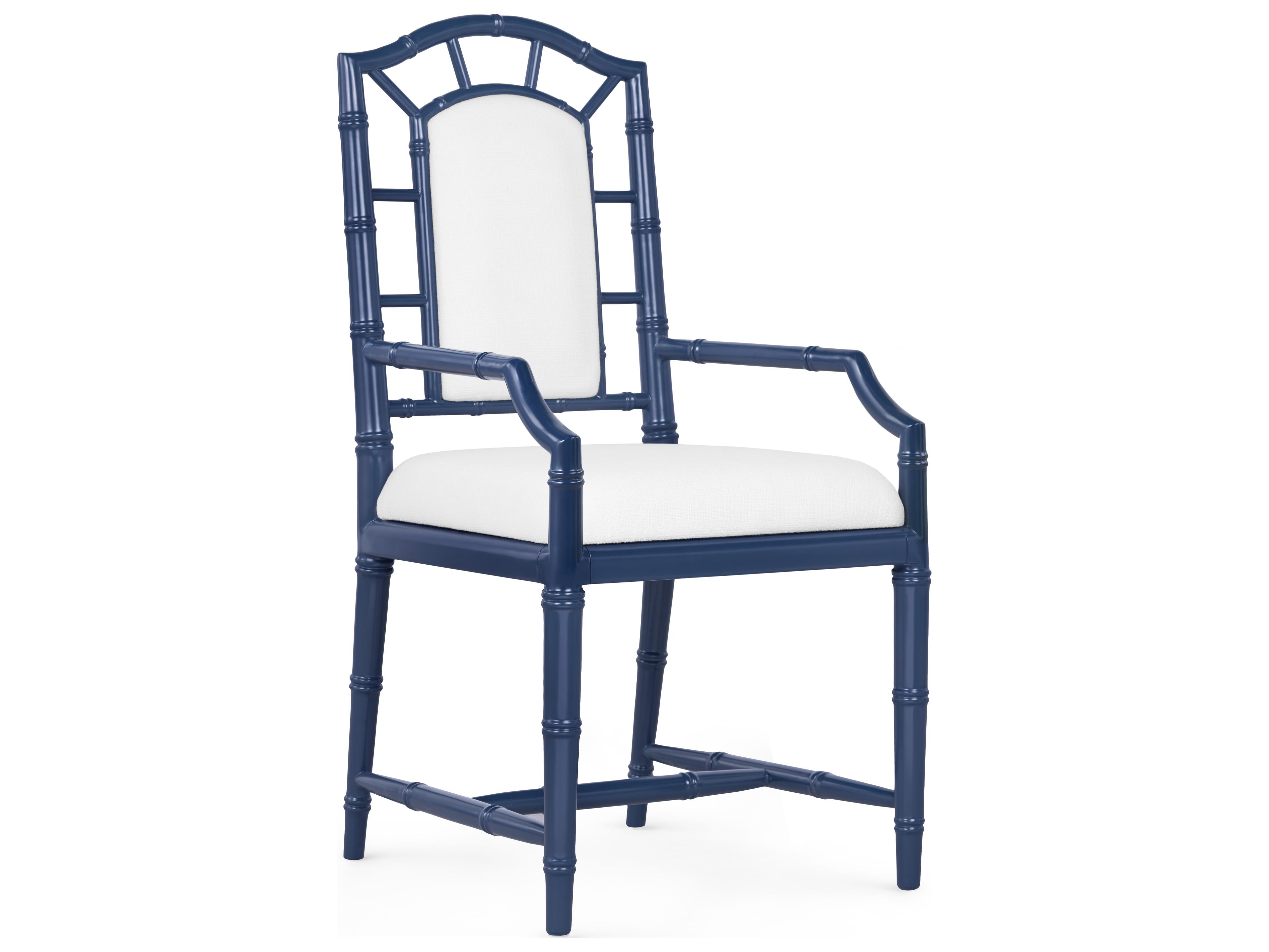 Delia Blue Fabric Accent Chair