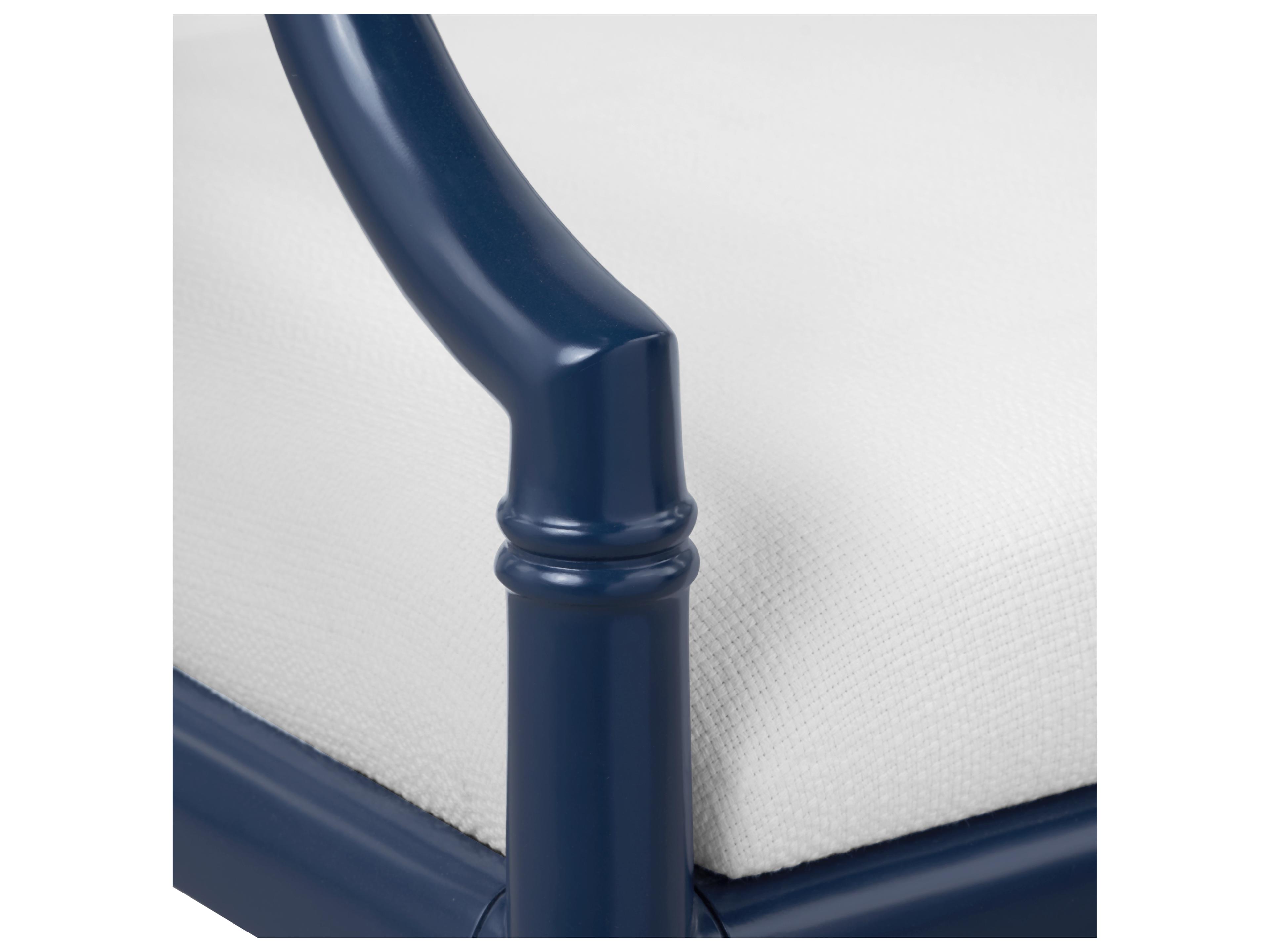 Villa & House Delia Blue Fabric Accent Chair